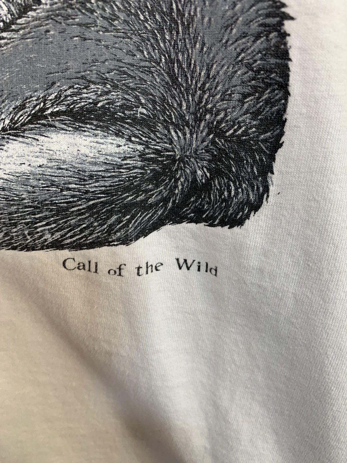 Vintage *RARE* Vintage 80’s Call Of The Wild Wolves Wolf Art T-Shirt Size US XL / EU 56 / 4 - 3 Thumbnail