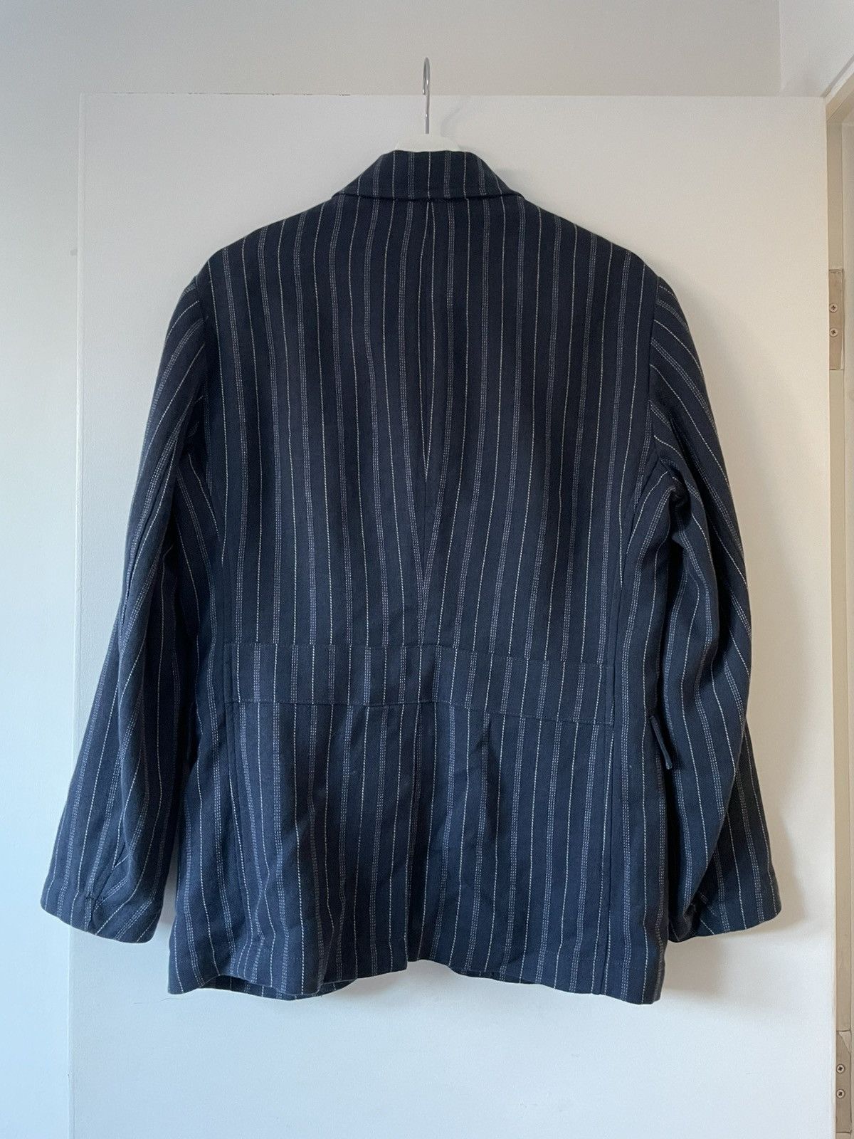 RRL Ralph Lauren Dark Navy Pinstripe Blazer Size US S / EU 44-46 / 1 - 2 Thumbnail