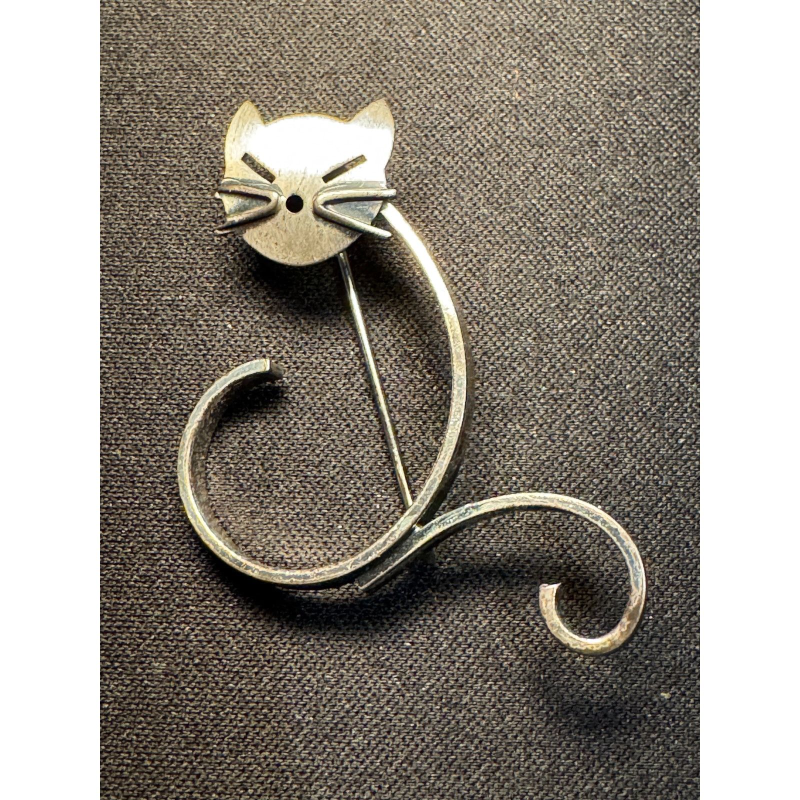Other Beau Sterling Abstract Cat Brooch Size ONE SIZE - 1 Thumbnail