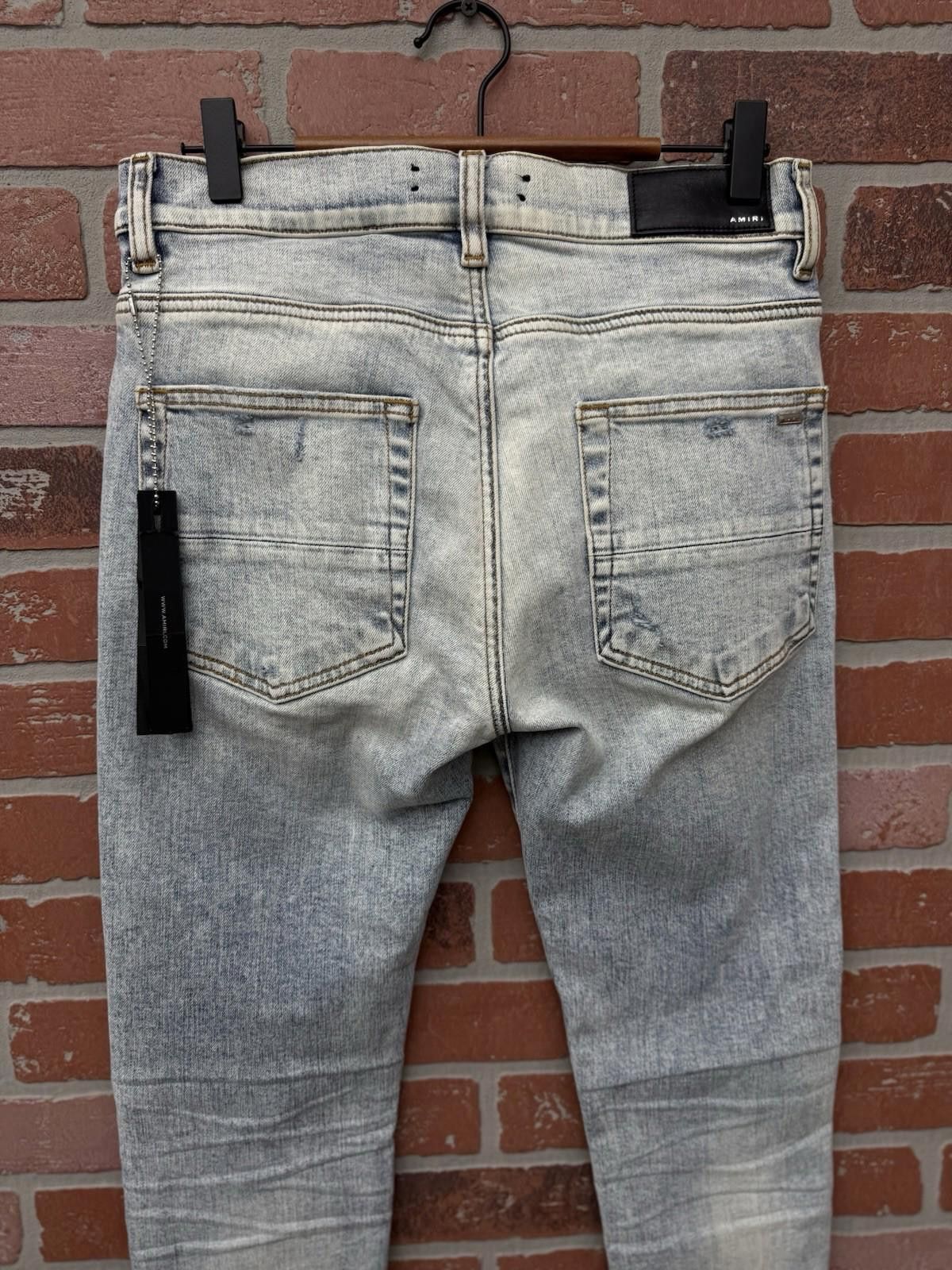 Amiri Amiri Blue Regular Jeans Size 29 Skinny (NEW) 100% Authentic Size US 29 - 4 Thumbnail
