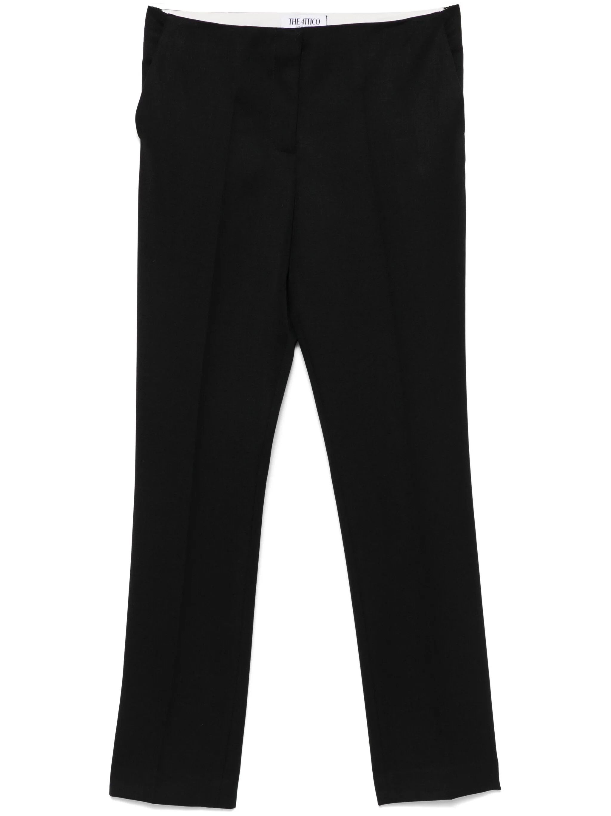 The Attico o1s22i1n0325 Woolen Cigarette Pant in Black Size 26" / US 2 / IT 38 - 1 Thumbnail