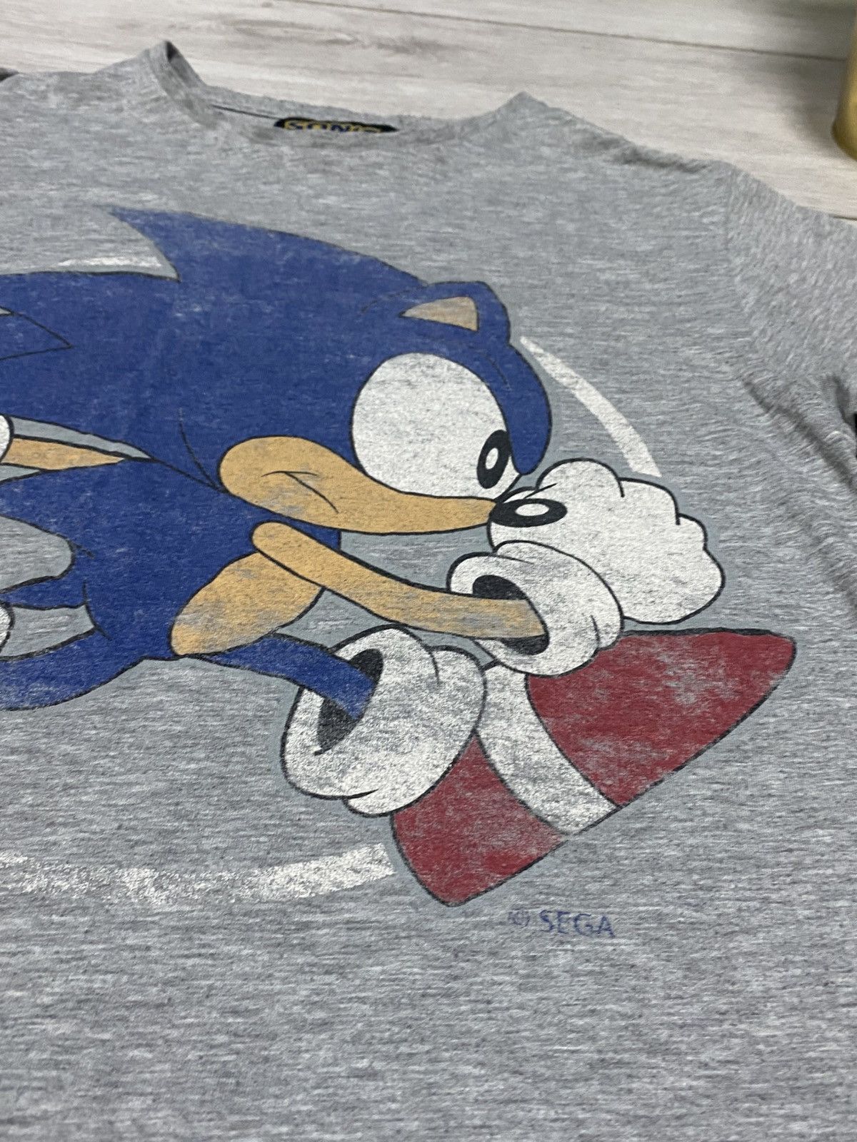 Vintage Sonic Hedgehog Sega mega drive big print t-shirt Size US S / EU 44-46 / 1 - 2 Thumbnail