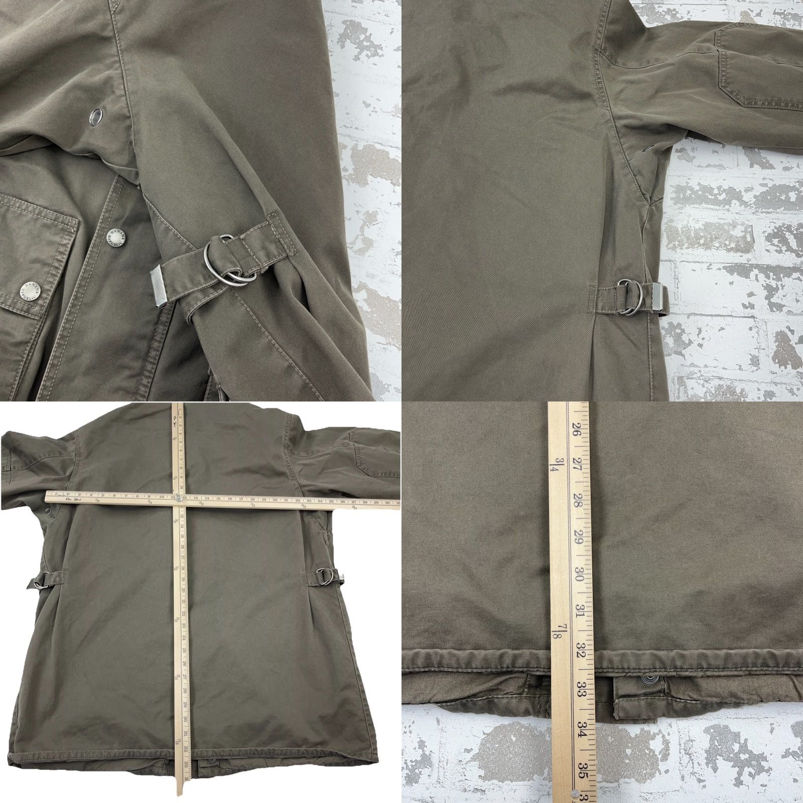 Banana Republic Banana Republic Barn Jacket Men Large Green Chore Coat Corduroy Collar Overcoat Jacket Casual Workwear Size US L / EU 52-54 / 3 - 8 Thumbnail