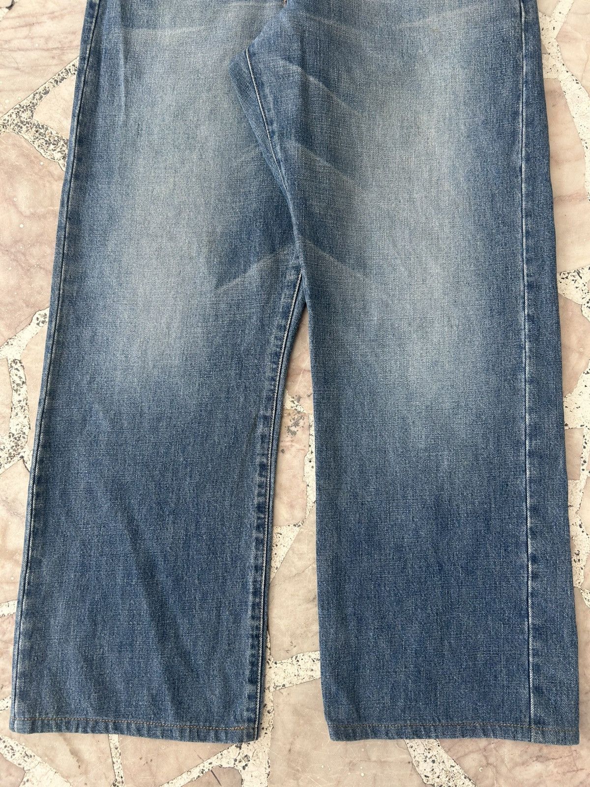 Gucci Gucci Straight Cut Buckle Back Vintage Denim Trousers Size US 30 / EU 46 - 3 Thumbnail
