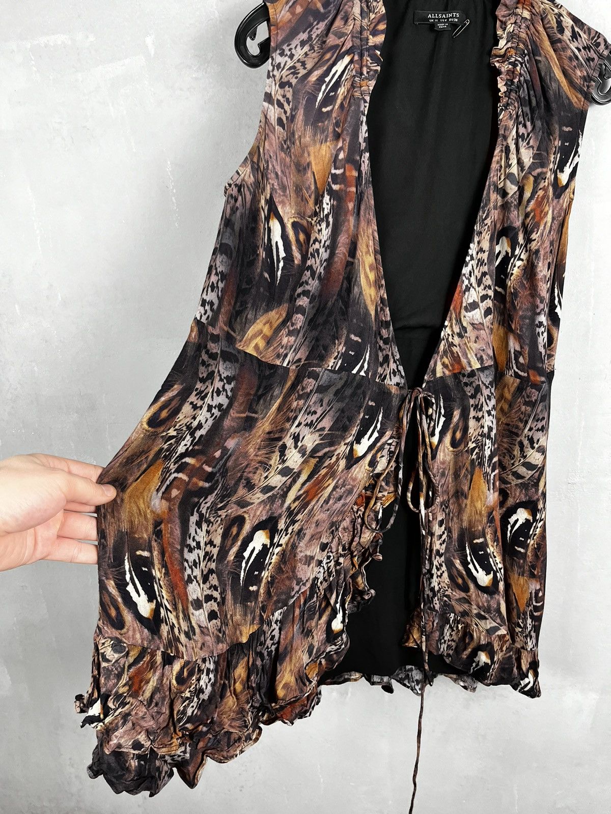 Allsaints × Designer Allsaints leopard cardigan Size M / US 6-8 / IT 42-44 - 4 Thumbnail
