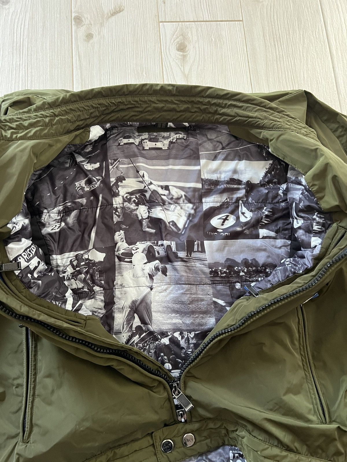 Hackett ASTON MARTIN RACING HACKETT LONDON JACKET KHAKI NYLON XL Size US XL / EU 56 / 4 - 14 Thumbnail