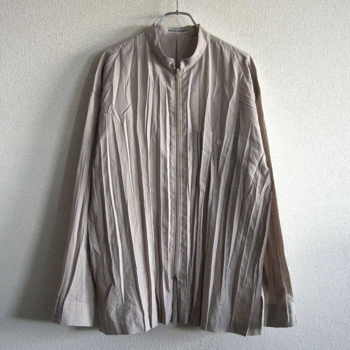 ISSEY MIYAKE MEN Pleated Zipper Jacket