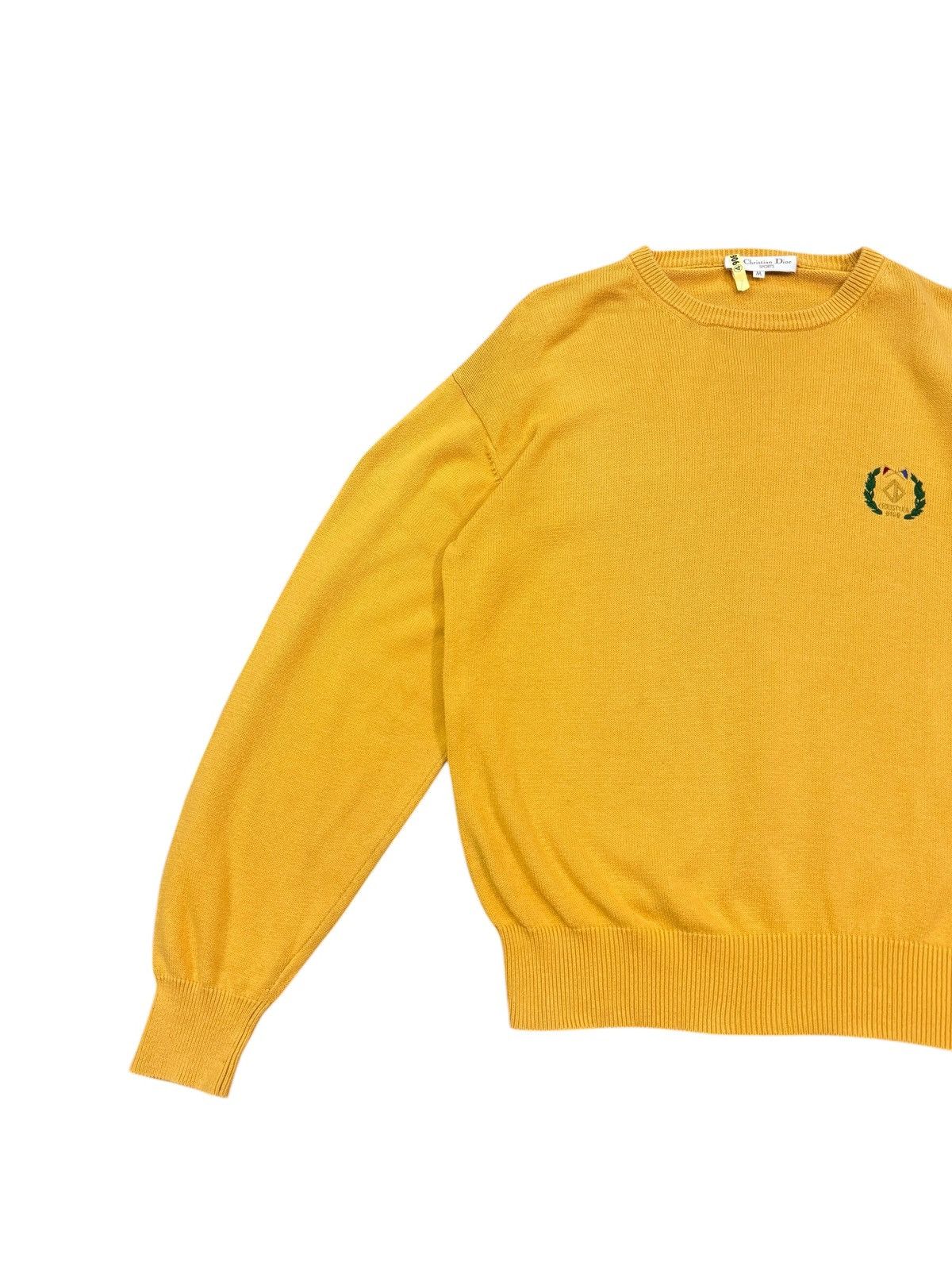 Christian Dior Monsieur VINTAGE CHRISTIAN DIOR CREST LOGO CREWNECK SWEATER Size US M / EU 48-50 / 2 - 4 Thumbnail