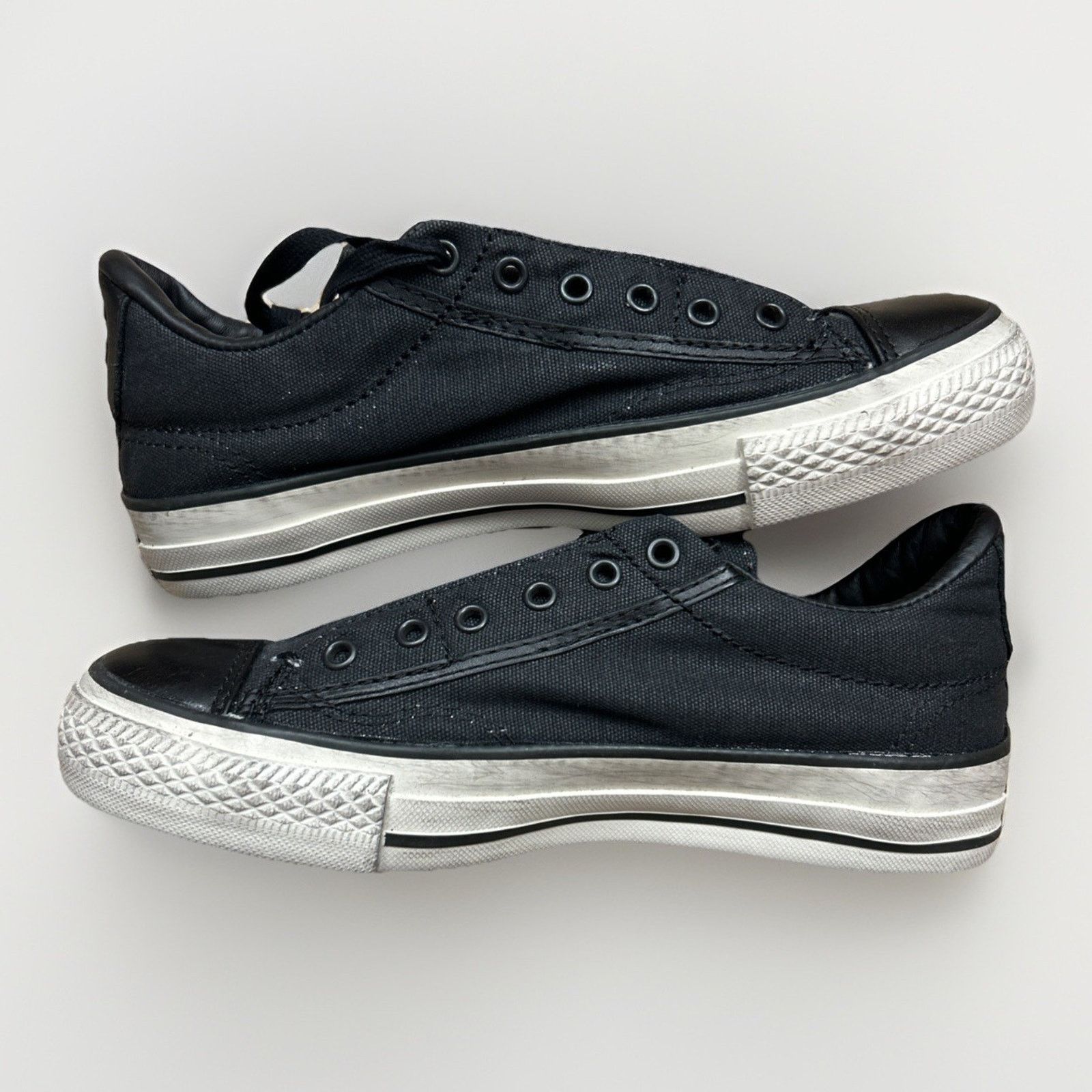 Converse Converse x John Varvatos Laceless Black- Men's 4/ Women's 6 Size US 6 / IT 36 - 3 Thumbnail