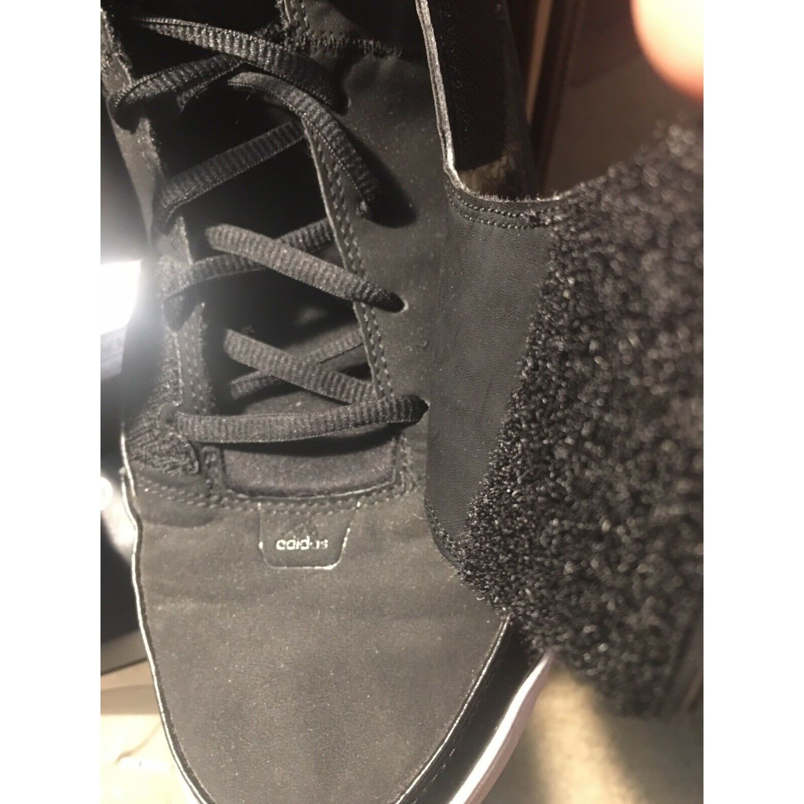Adidas Vtg ADIDAS Black And White Hightops With Flaps Sz 13 MENS Ra Size US 13 / EU 46 - 7 Thumbnail