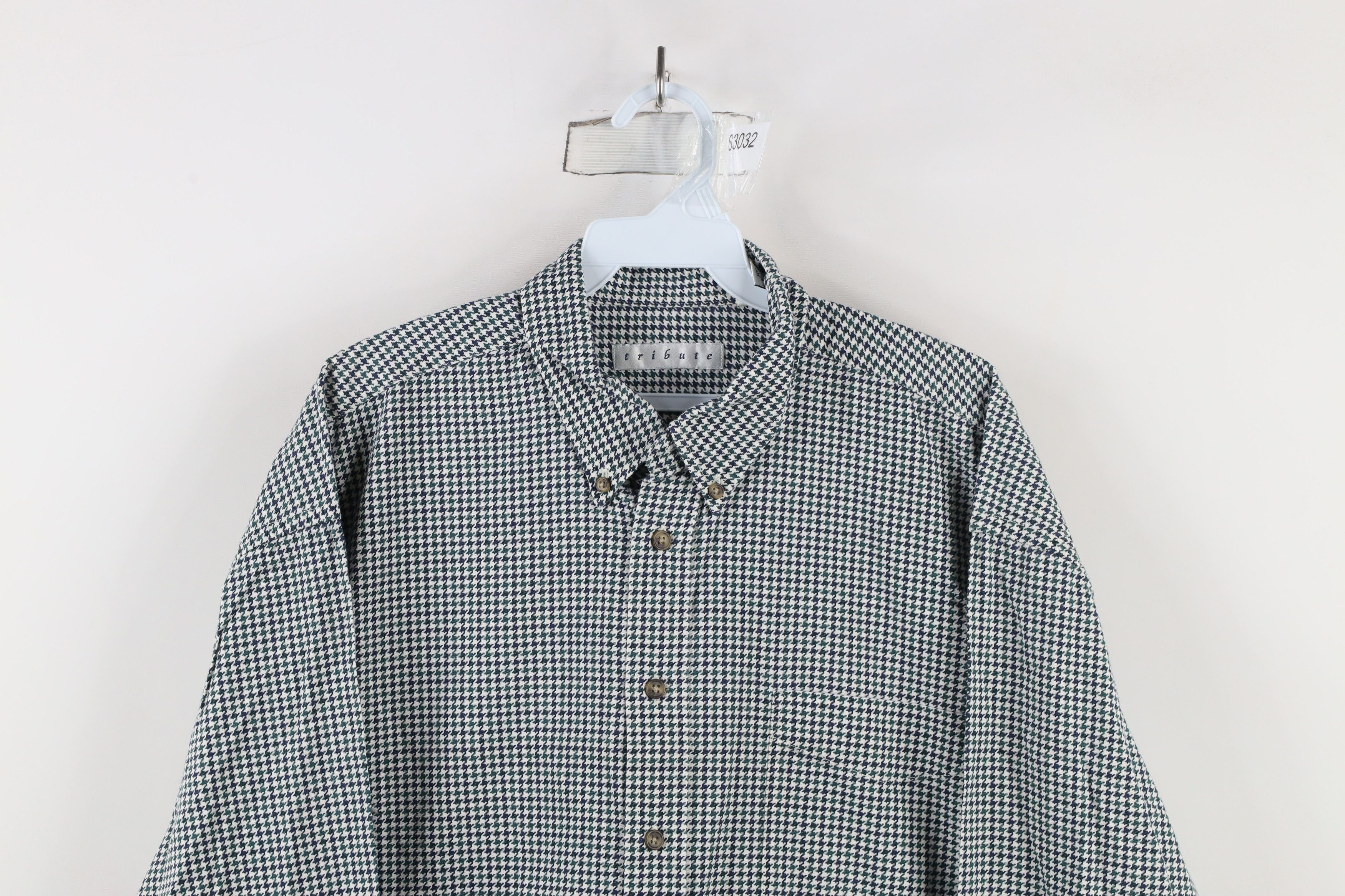 Vintage Vintage 90s Streetwear Collared Button Down Shirt Cotton Size US L / EU 52-54 / 3 - 2 Thumbnail