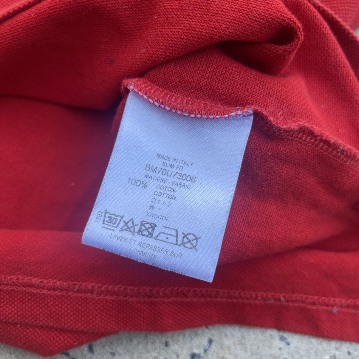 Givenchy GIVENCHY Tape Logo Pocket Polo Shirt Size US L / EU 52-54 / 3 - 7 Thumbnail