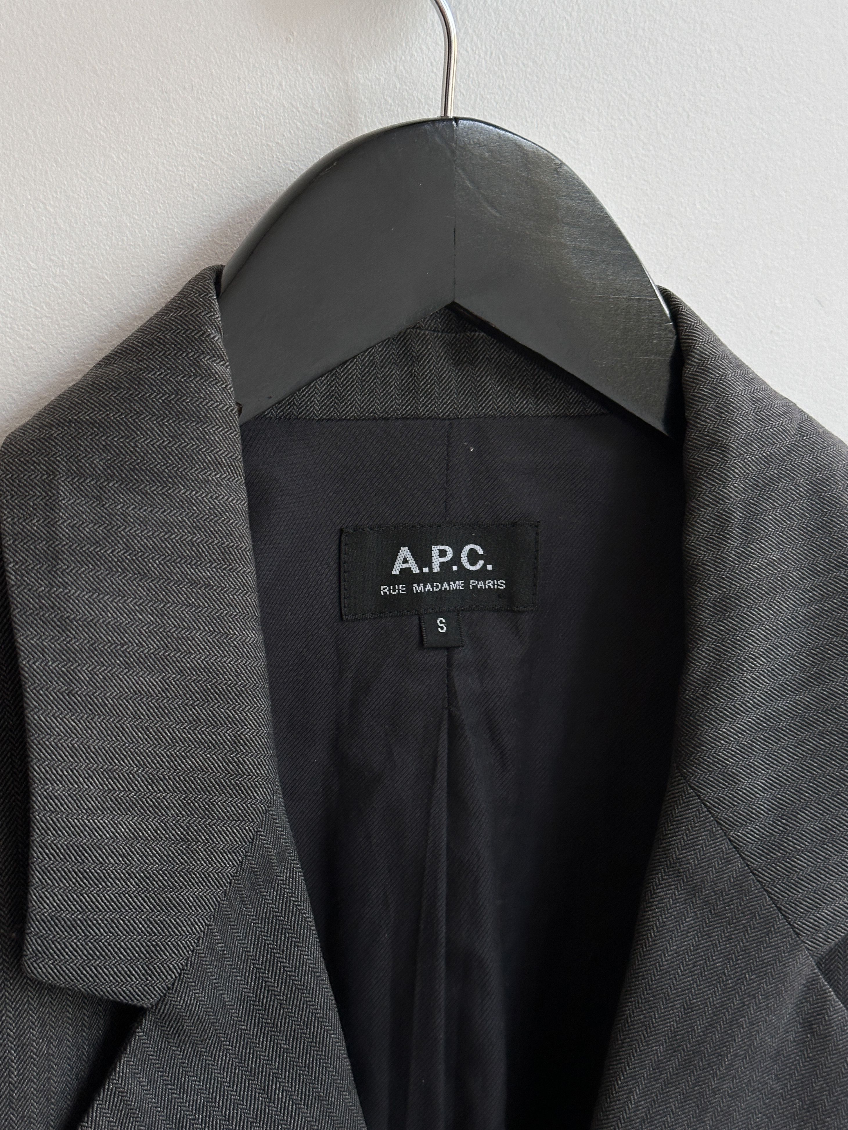 A.P.C. A.P.C Gray Blazer Size 42R - 7 Thumbnail
