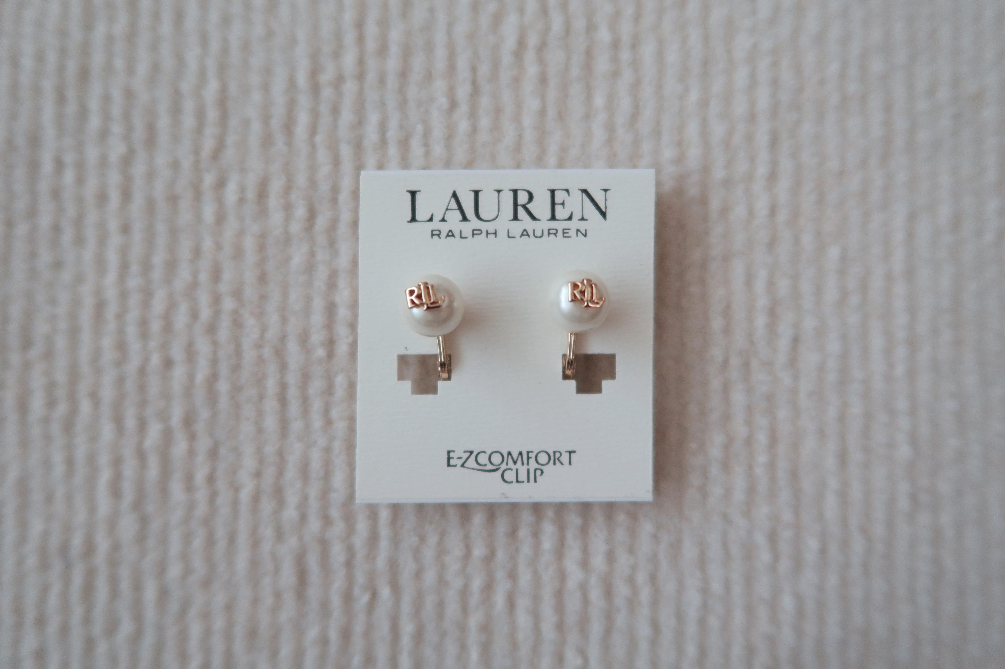 Ralph Lauren Ralph Lauren RL Pearl Clip-On Earrings Size ONE SIZE - 1 Thumbnail