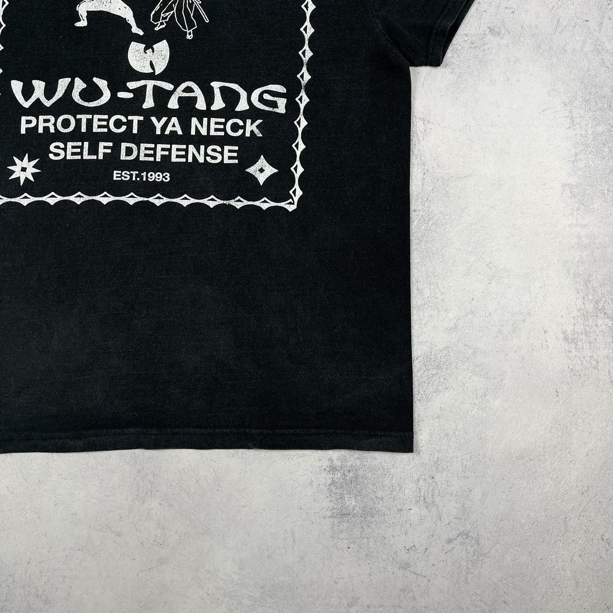Vintage Vintage Wu-Tang Clan protect ya neck rap faded tee 00’s Size US S / EU 44-46 / 1 - 15 Thumbnail