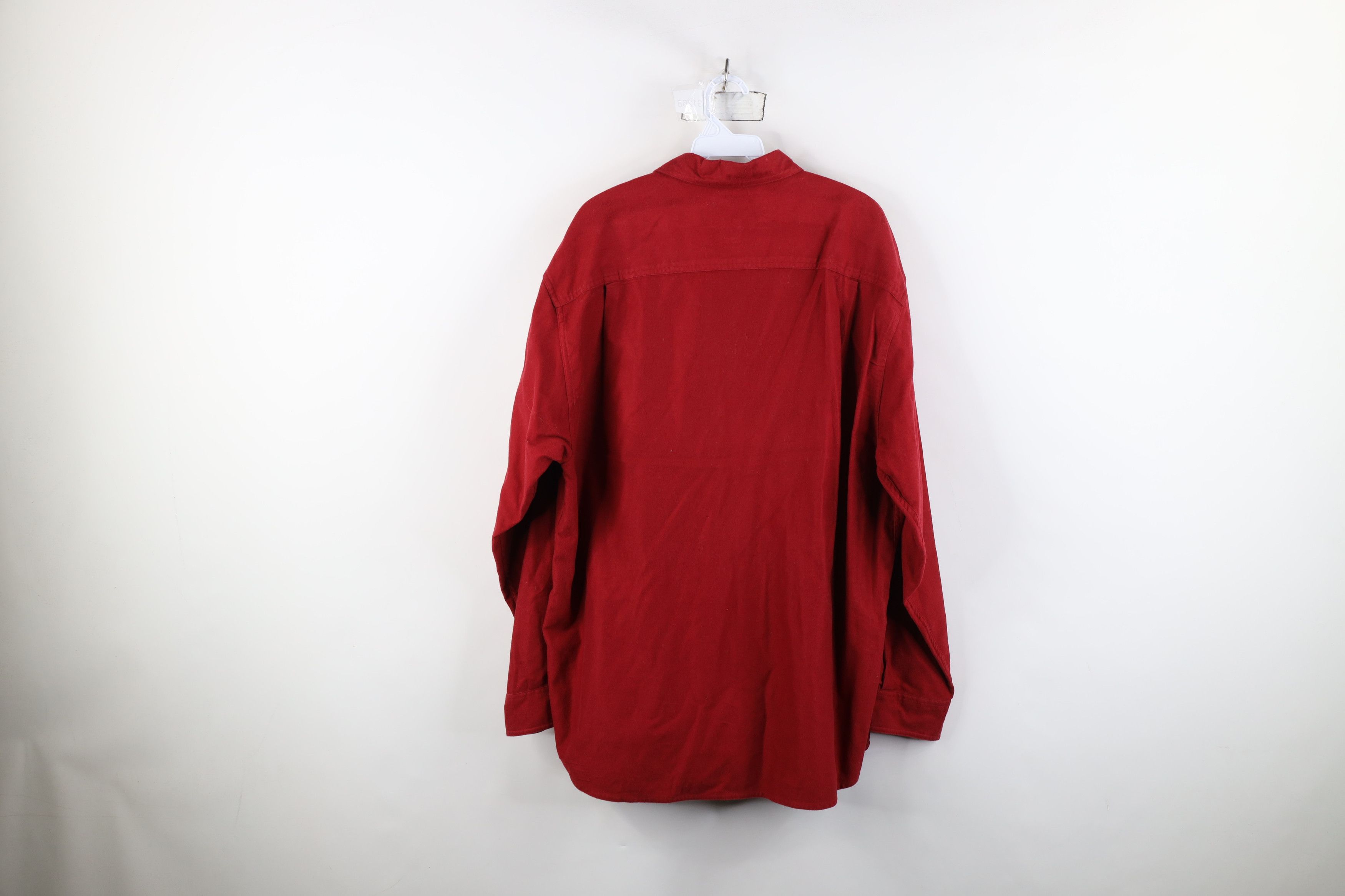 Eddie Bauer Vintage 90s Eddie Bauer Heavy Chamois Cloth Button Shirt Size US M / EU 48-50 / 2 - 10 Thumbnail