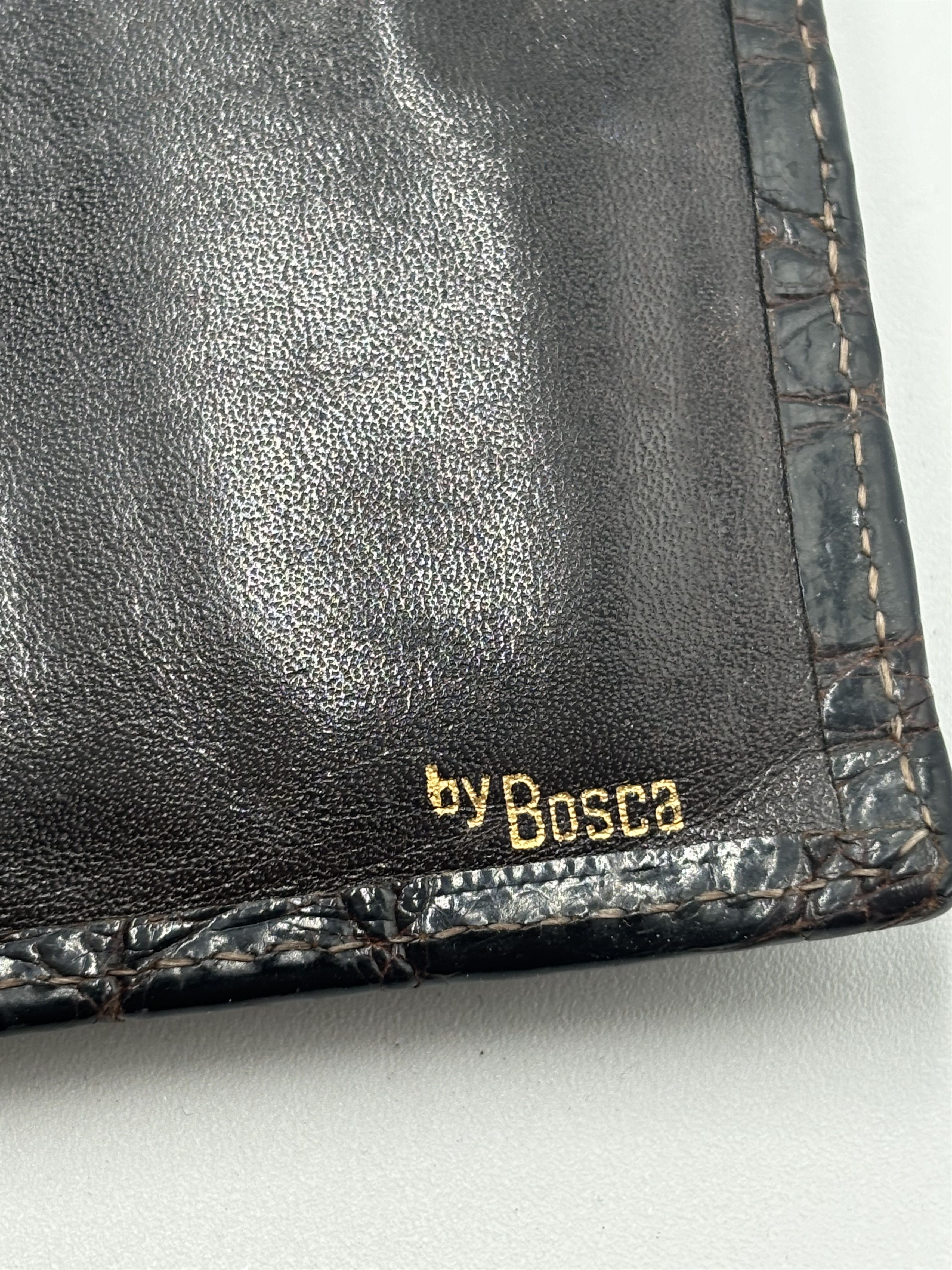Bosca Bosca brown crocodile leather wallet Size ONE SIZE - 8 Thumbnail