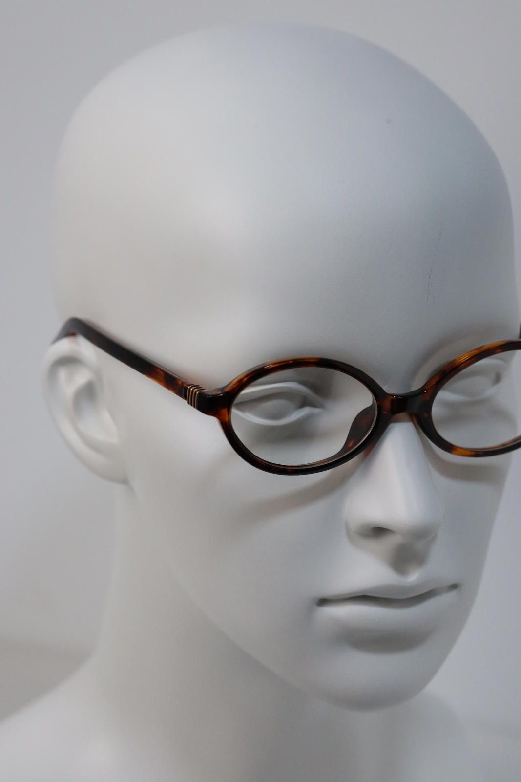 Other Y2k Retro Style Oval-frame tortoiseshell Brown Glasses OS Size ONE SIZE - 7 Thumbnail