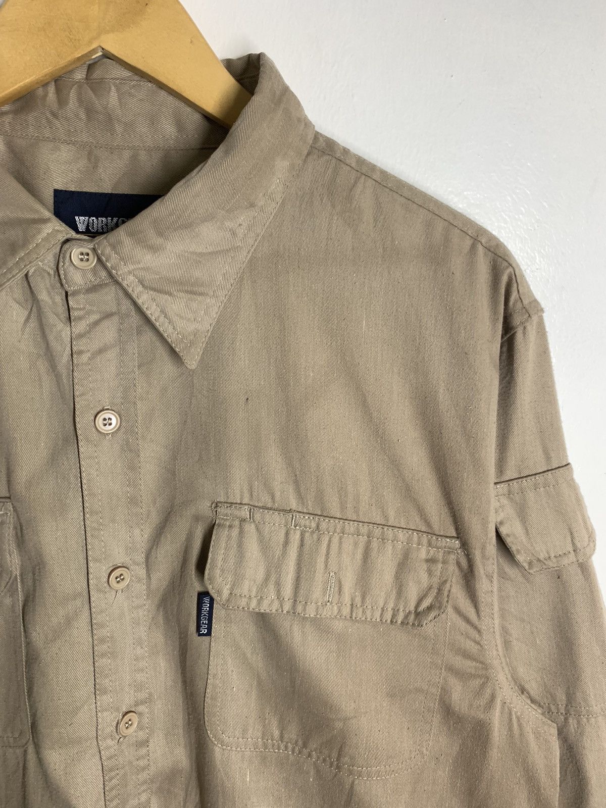 Japanese Brand × Vintage Vintage Workgear Button Down Jacket Size US L / EU 52-54 / 3 - 3 Thumbnail