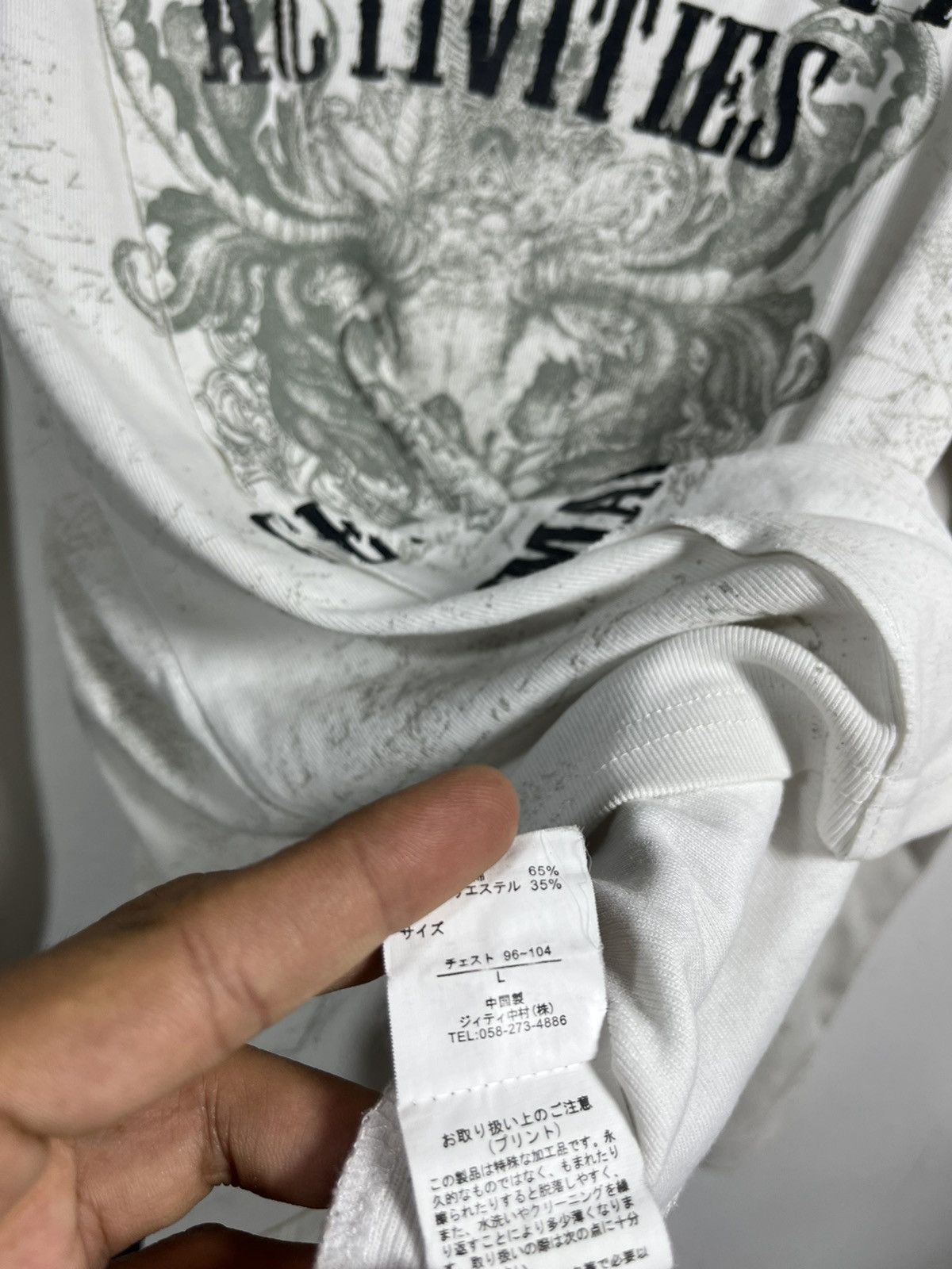 Japanese Brand 2000's In The Attic Sick Tribal Poem Longsleeve Size US L / EU 52-54 / 3 - 8 Thumbnail