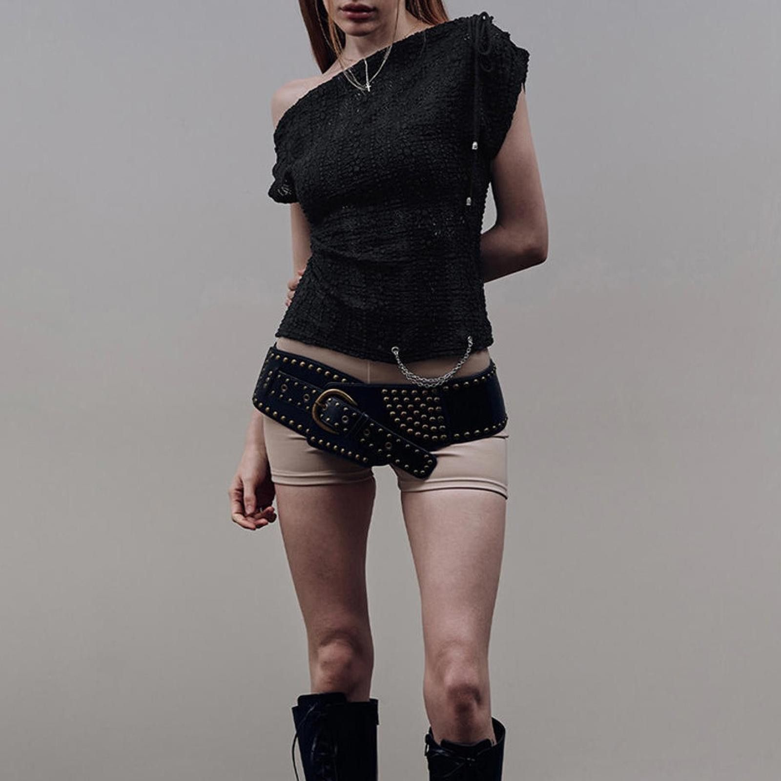 Other Y2K Retro Buckle Modern Belt Oversized Waise Band Size ONE SIZE - 5 Thumbnail