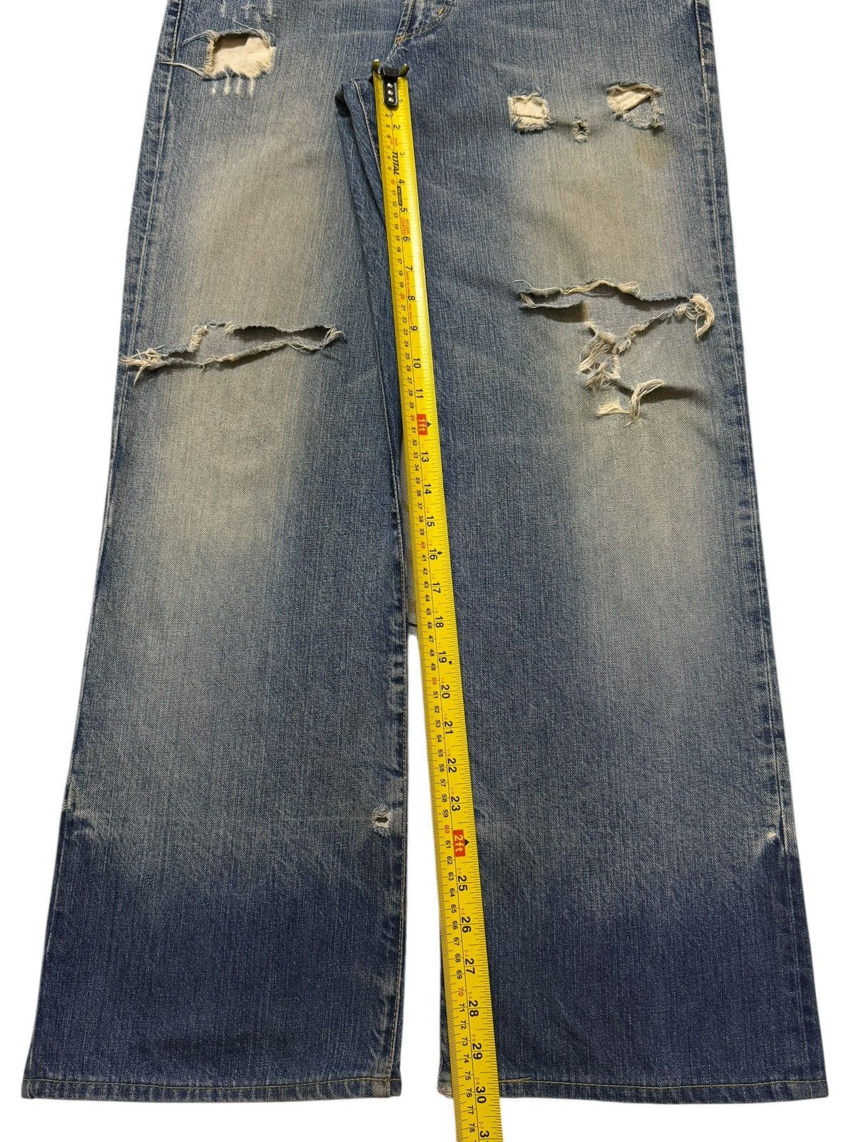Chip & Pepper Vintage 90s Usa Chip & Pepper Mud Wash Distressed Wide Leg Size US 34 / EU 50 - 11 Thumbnail