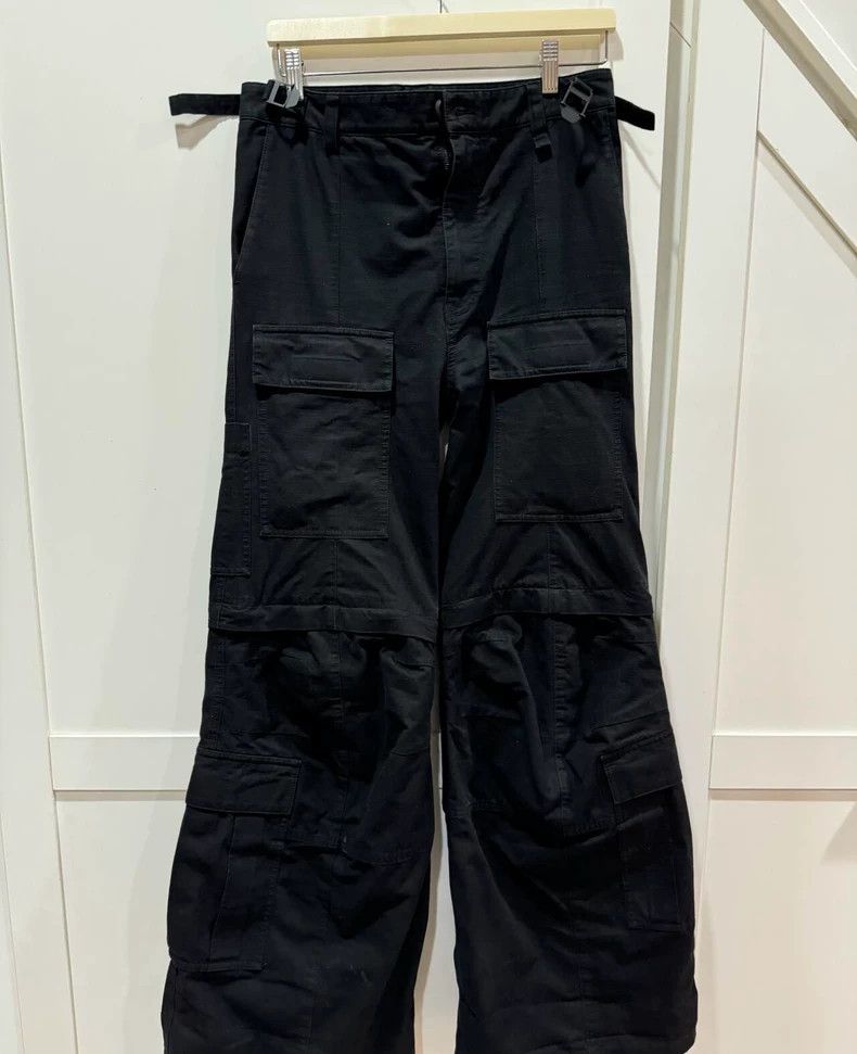 Balenciaga Balenciaga size XS Flared Cargo horn overalls Size US 26 / EU 42 - 1 Thumbnail