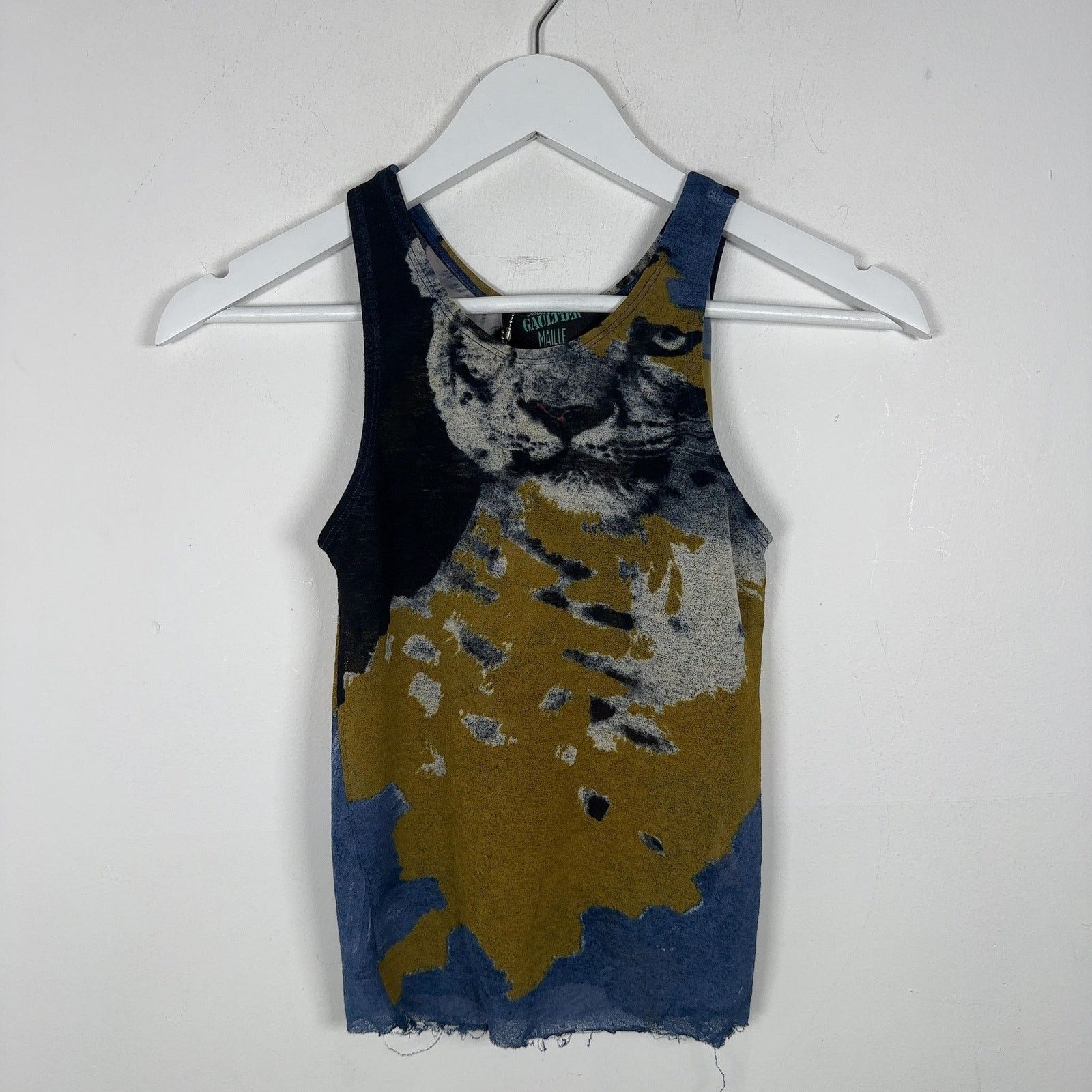 Jean Paul Gaultier Jean Paul Gaultier Tiger Tank Top Size S / US 4 / IT 40 - 1 Thumbnail