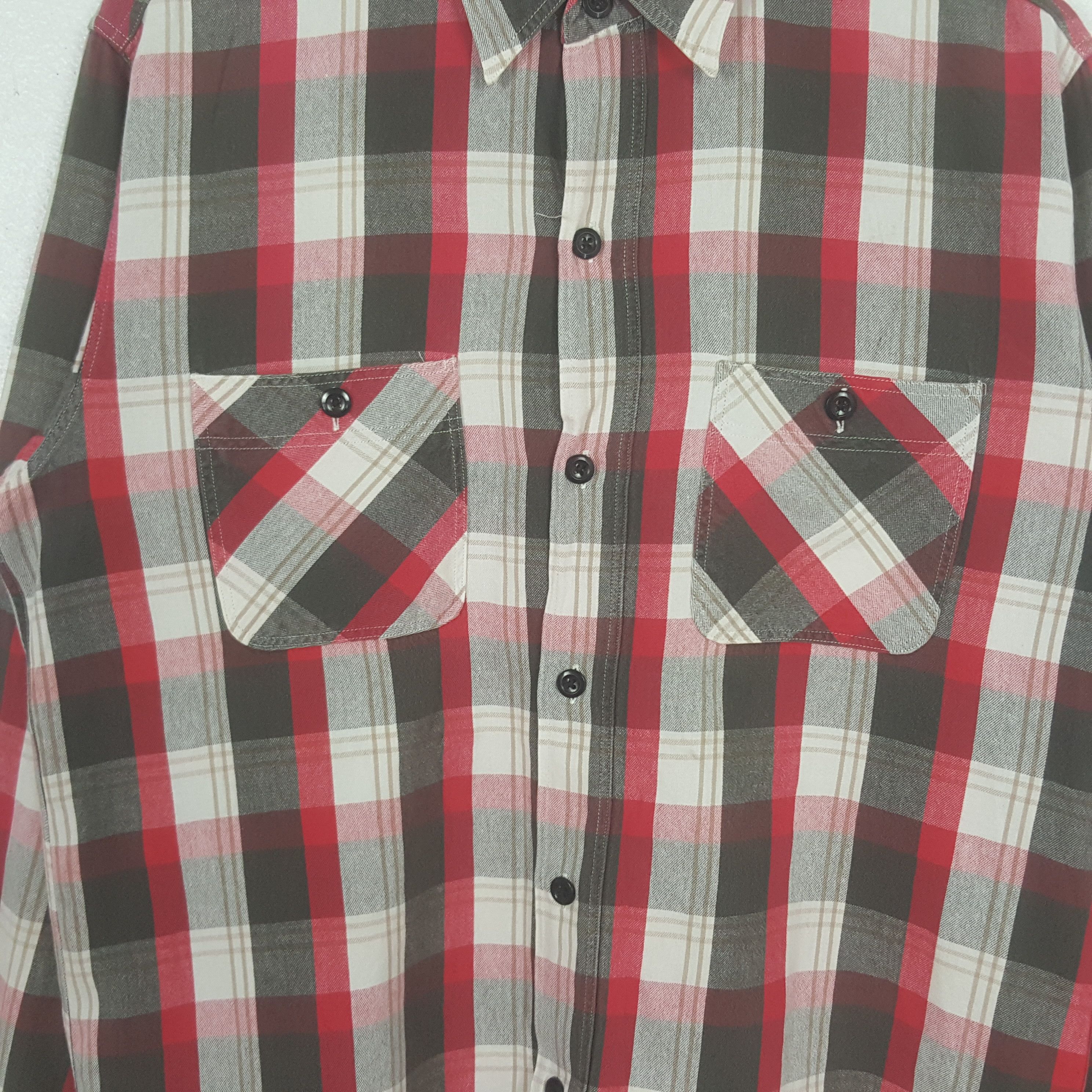 Sugar Cane Vintage Sugar Cane Japanese Flannel Shirt Button Up C319N56 Size US L / EU 52-54 / 3 - 2 Thumbnail