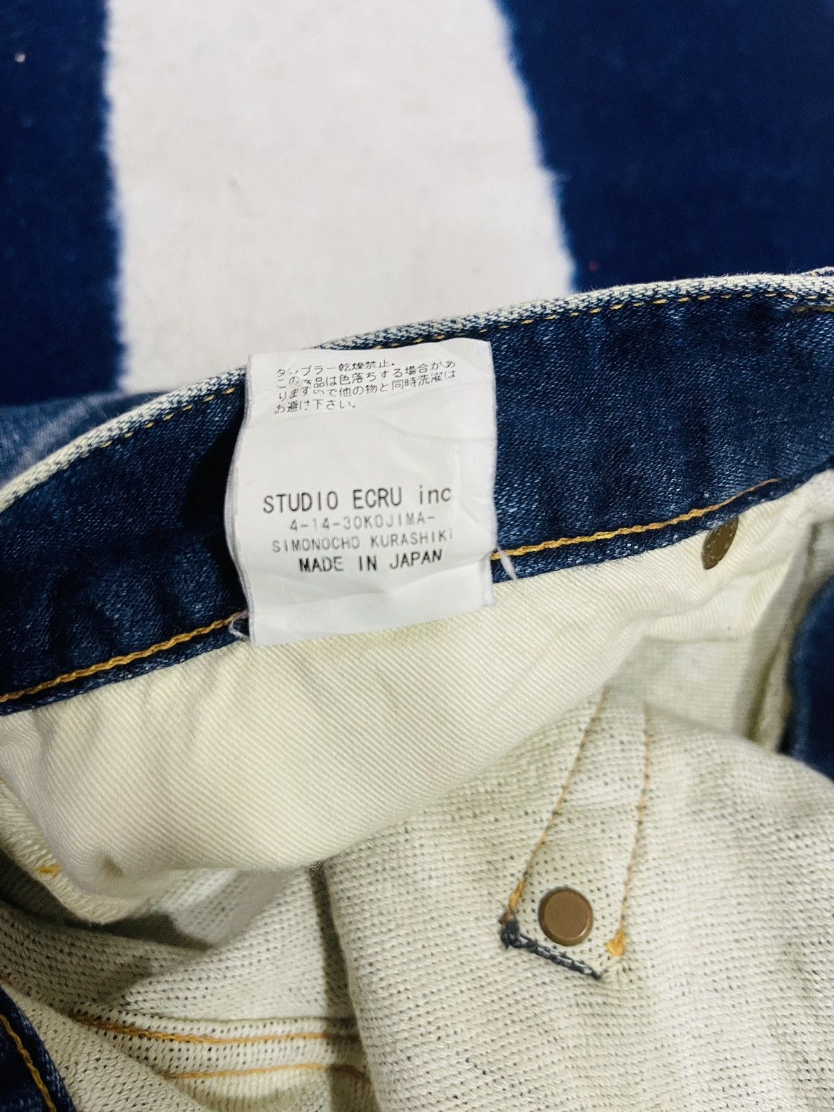 FOB Factory × Japanese Brand F.O.B Factory Jeans (13) Size US 34 / EU 50 - 6 Thumbnail
