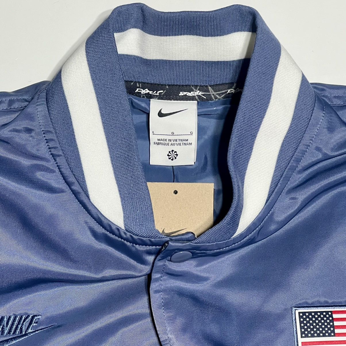 Nike Nike USA Dugout Breaking Satin Jacket Blue / Navy FN9460-491 Size US L / EU 52-54 / 3 - 8 Thumbnail