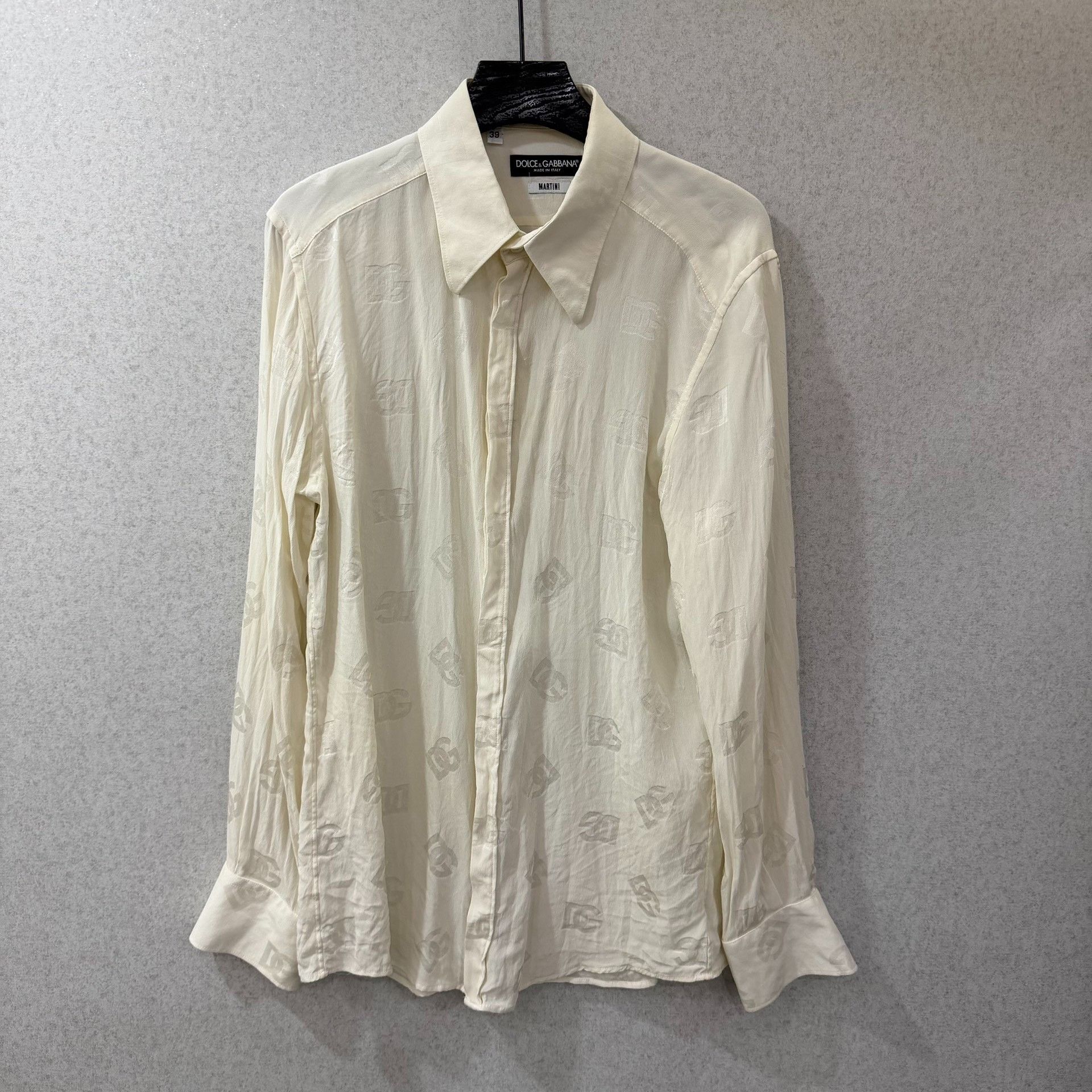 Dolce & Gabbana Dolce & Gabbana Silk White Shirt s Men Size US S / EU 44-46 / 1 - 1 Thumbnail