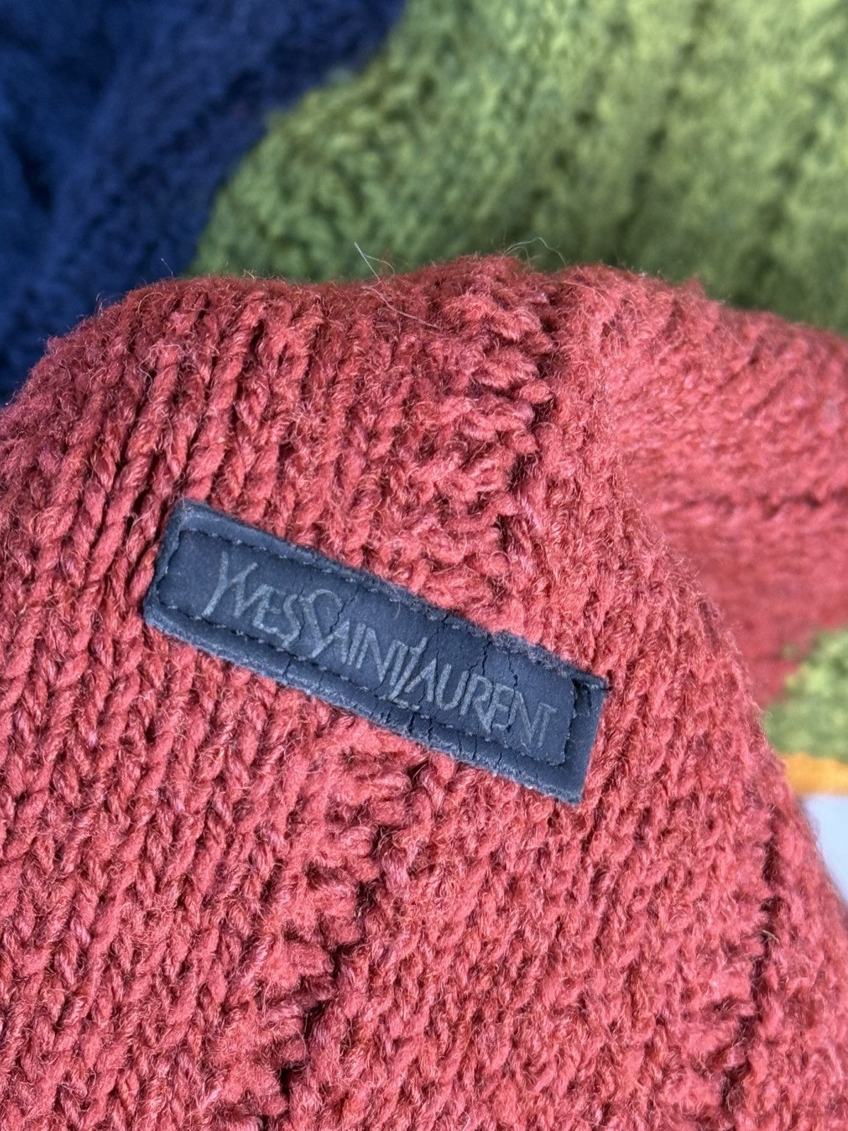 Yves Saint Laurent 🇮🇹Wool YSL Sweater Soft Knitted YSL Turtleneck Knit Size US L / EU 52-54 / 3 - 17 Thumbnail