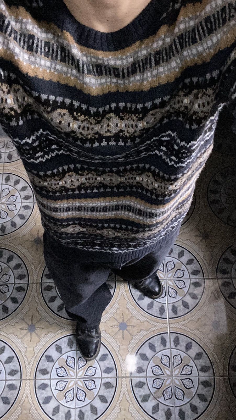 Other Vintage 90's Aesthetic Nordic Knitwear Sweater(Grandpa knit) Size US M / EU 48-50 / 2 - 12 Thumbnail
