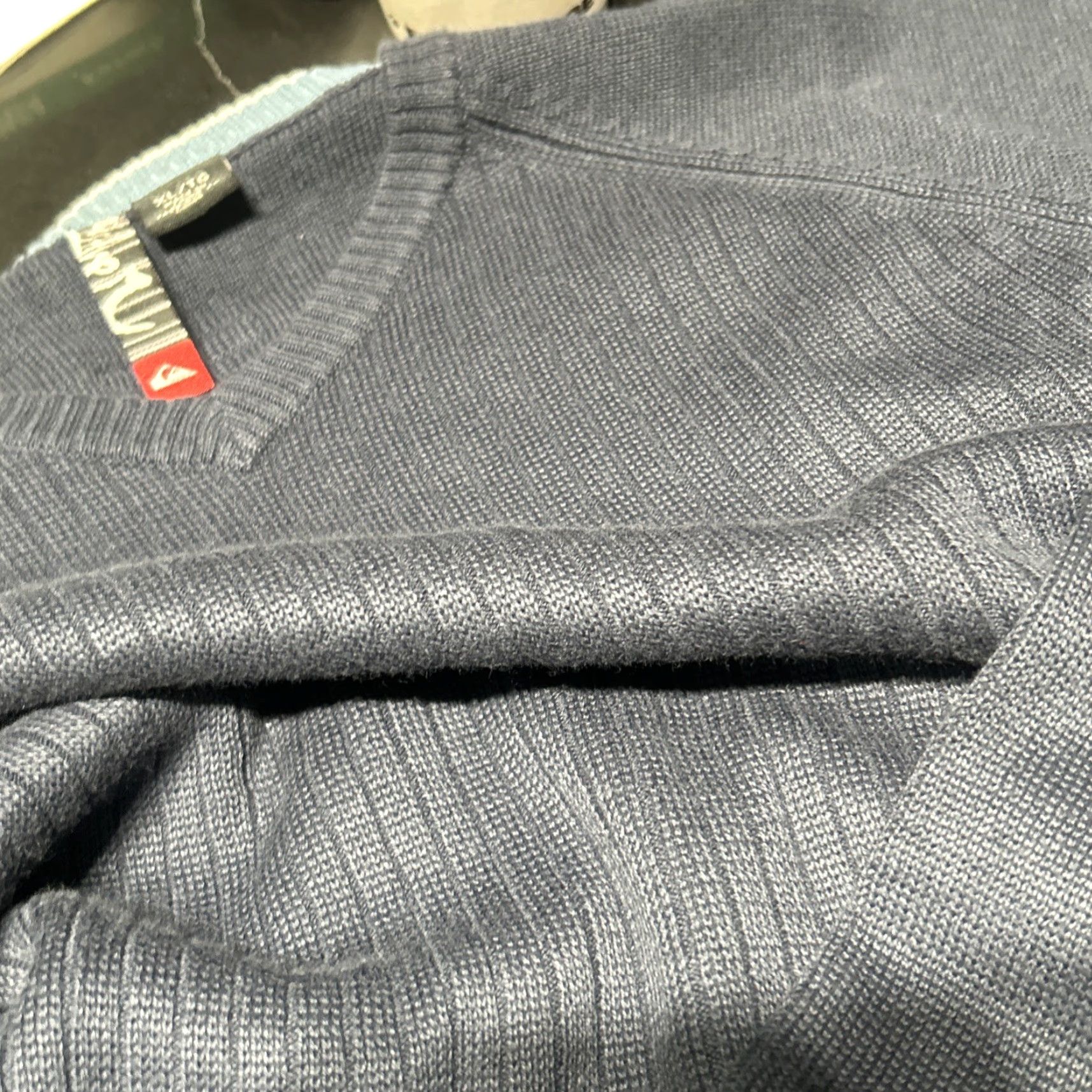 Quiksilver Quiksilver V-Neck Pullover Sweater Mens XL Blue Brand New With Tags Size US XL / EU 56 / 4 - 7 Thumbnail