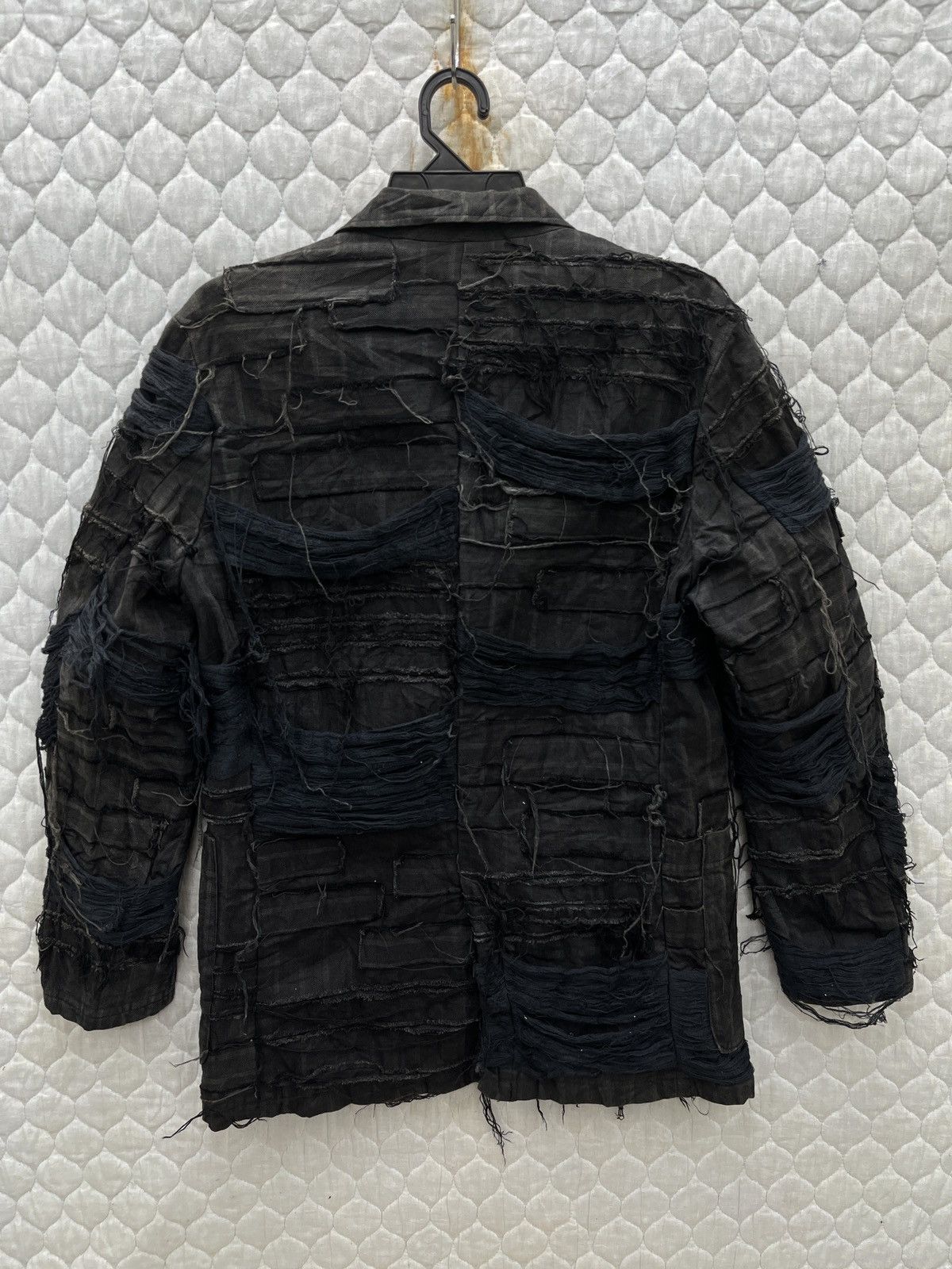 Le Grande Bleu (L.G.B.) 🔥🔥🔥ARCHIVE VINAGE IRISH RAG CLOTH GHOST PUNK JACKET Size US S / EU 44-46 / 1 - 2 Thumbnail