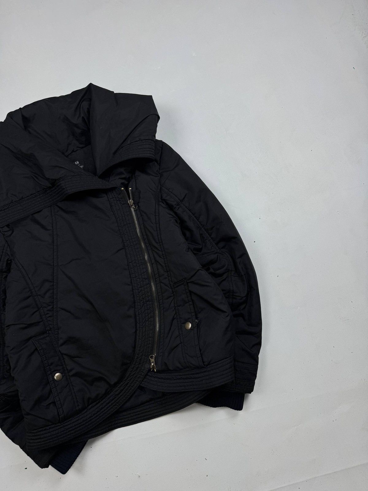 Other Avant Garde Morgan De Toi Asymmetric Zip Puffer Jacket Black Size S / US 4 / IT 40 - 2 Thumbnail