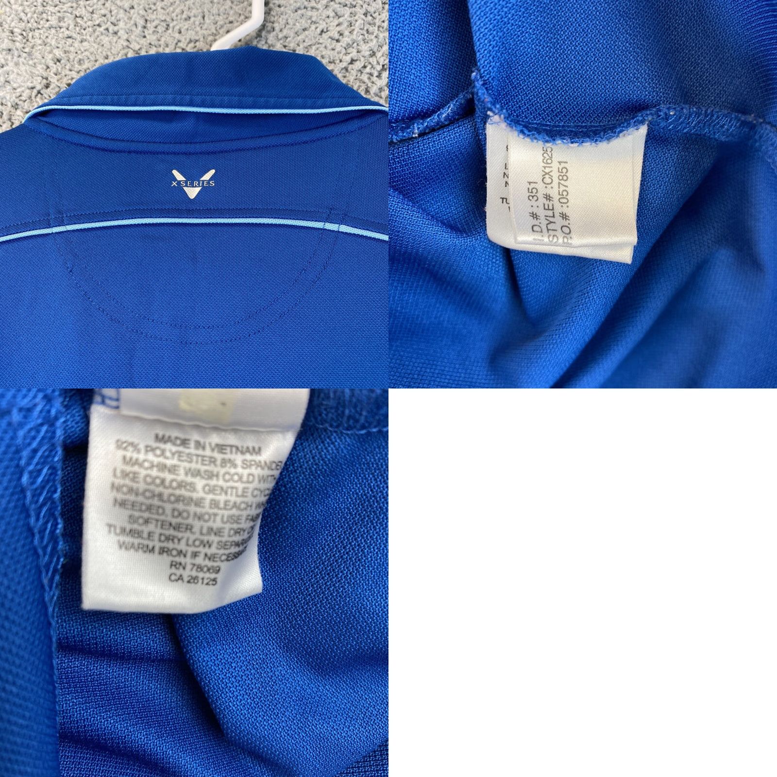 Callaway Callaway Men's Sz XL Blue Long Sleeve Golf Polo Shirt/66-16 Size US XL / EU 56 / 4 - 8 Thumbnail