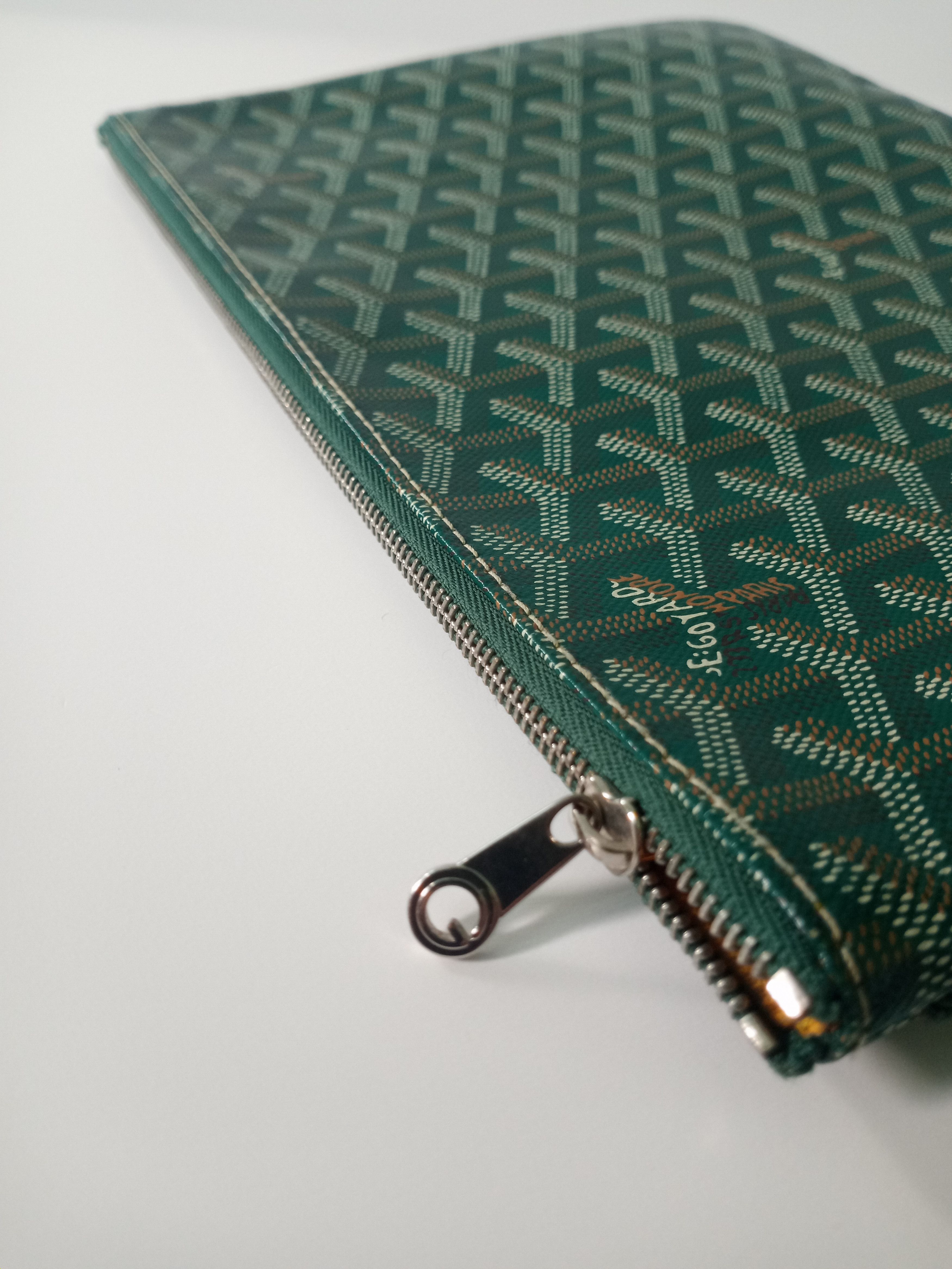 Goyard Goyard Senat Pouch Pochette MM Clutch Bag Green - 2020 Model Size ONE SIZE - 12 Thumbnail