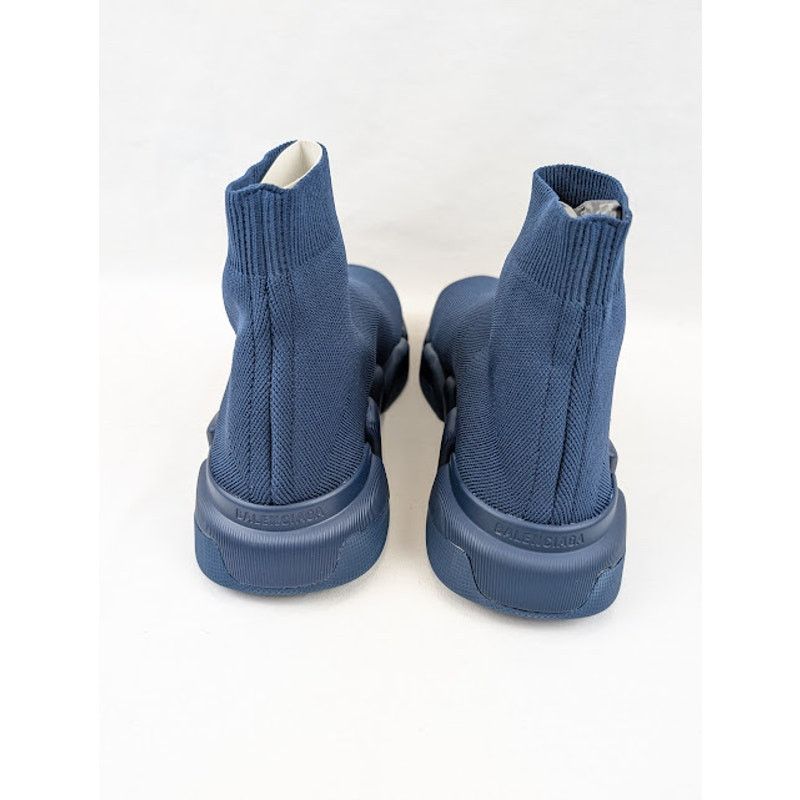 Balenciaga o1rshd1 Speed 2.0 Graffiti Sneakers in Navy Size US 8 / EU 41 - 17 Thumbnail