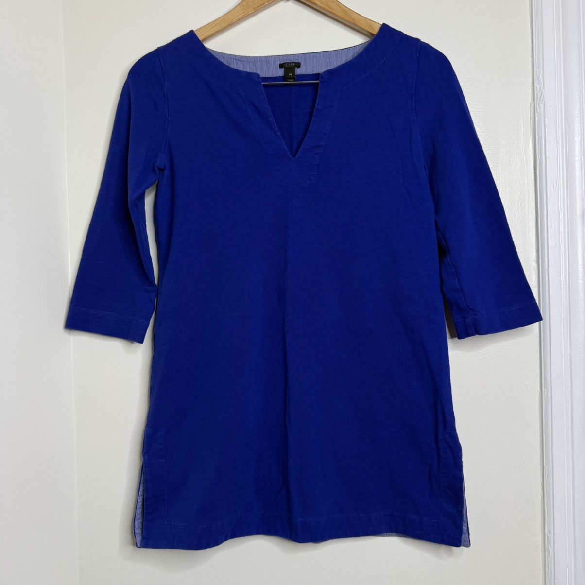 J.Crew J. Crew Royal Blue Cotton Tunic Top Women’s Size XS Casual Size XS / US 0-2 / IT 36-38 - 1 Thumbnail