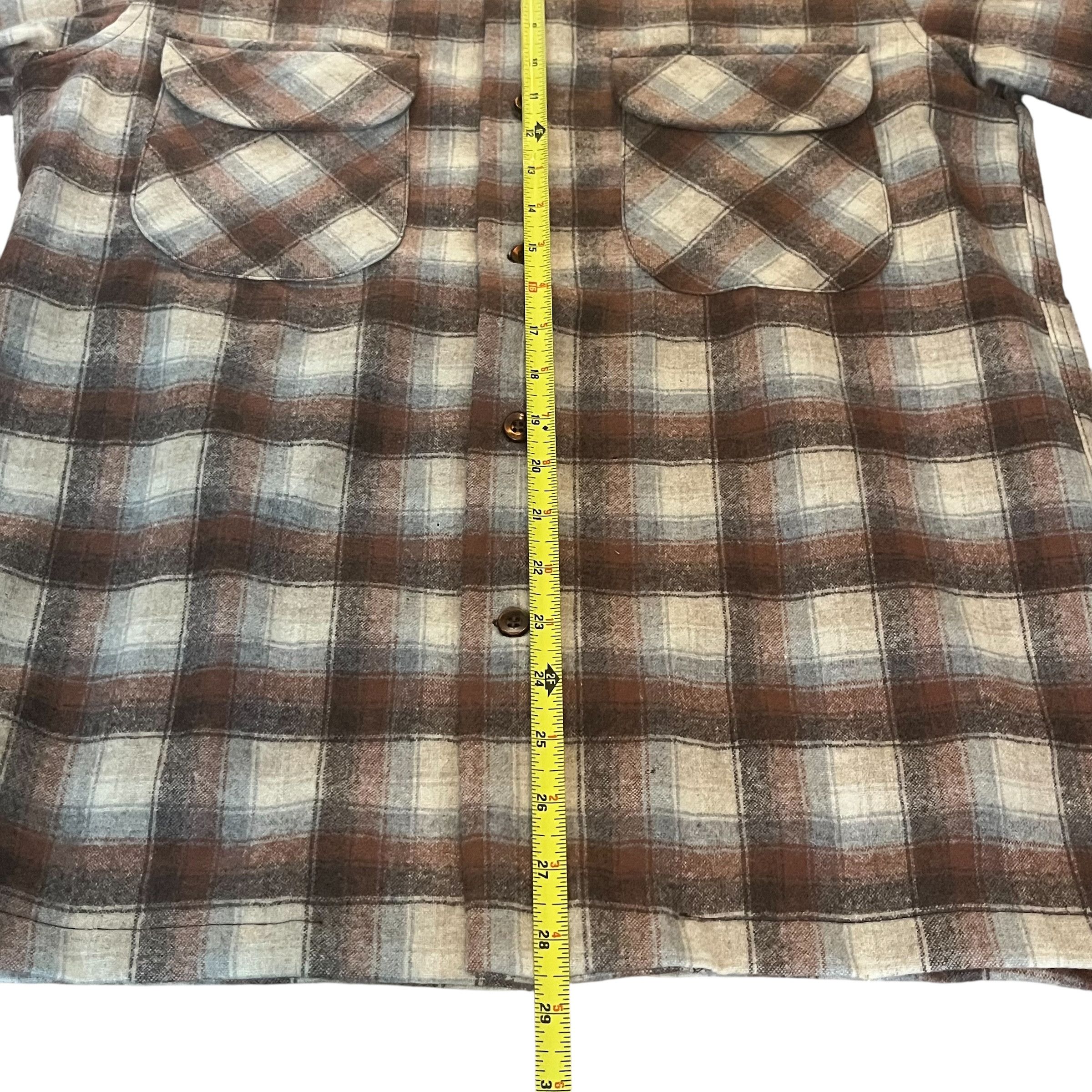 Pendleton × Vintage VINTAGE Wool Flannel 60s/70s Size L / US 10 / IT 46 - 3 Thumbnail