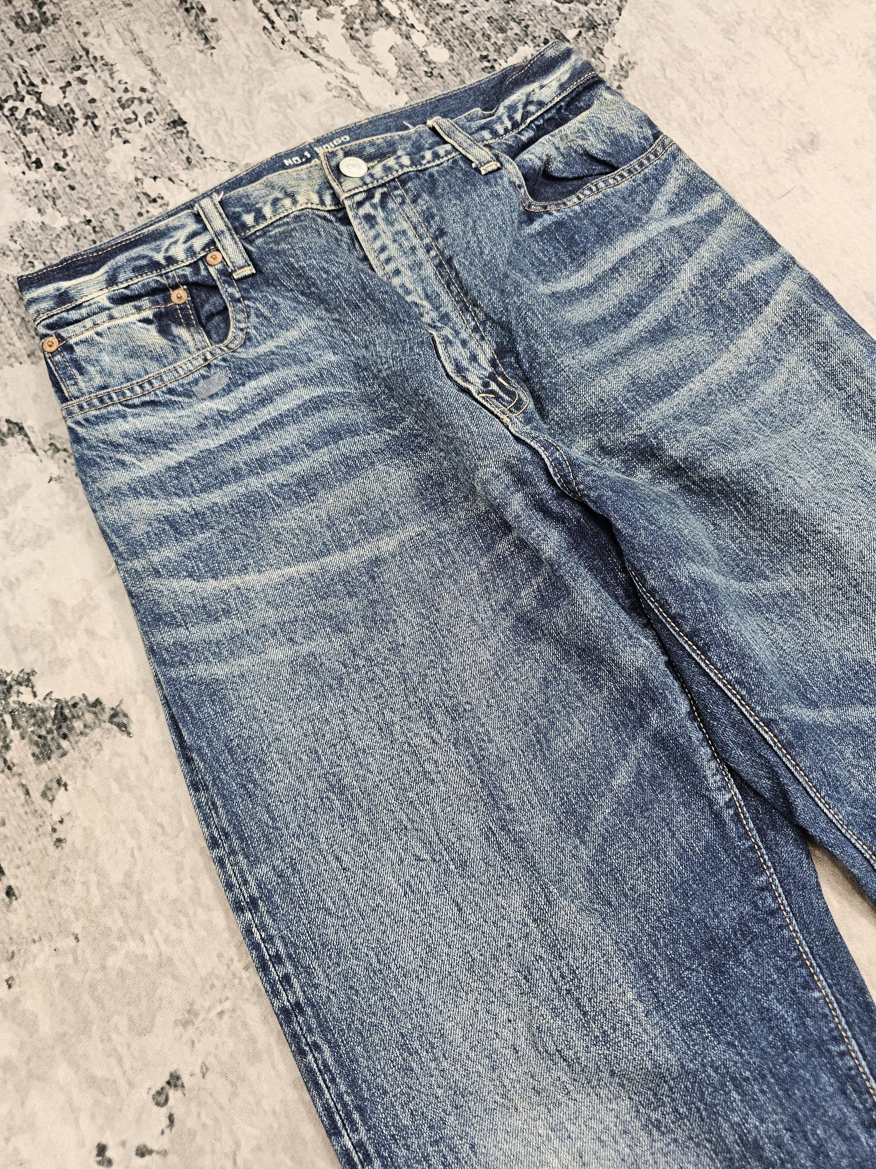 Japanese Brand GO TO HOLLYWOOD Selvedge Redline Stone Wash Resize J0297 Size US 30 / EU 46 - 9 Thumbnail