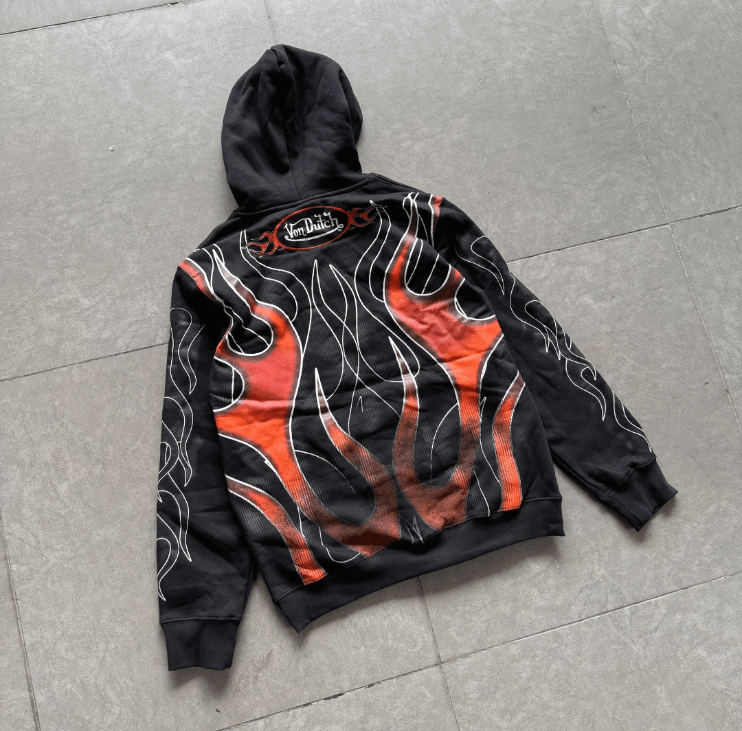 Von Dutch von dutch printed flame hoodie Size US L / EU 52-54 / 3 - 2 Thumbnail