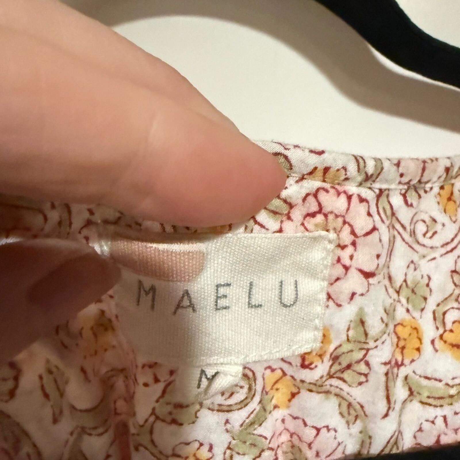 Other Maelu Willow Mini Floral Pink and White Dress, Size M Size M / US 6-8 / IT 42-44 - 5 Thumbnail