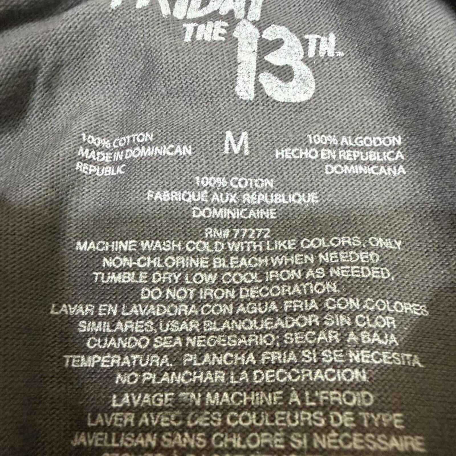 Other Friday the 13th black cotton tee Size US M / EU 48-50 / 2 - 4 Thumbnail