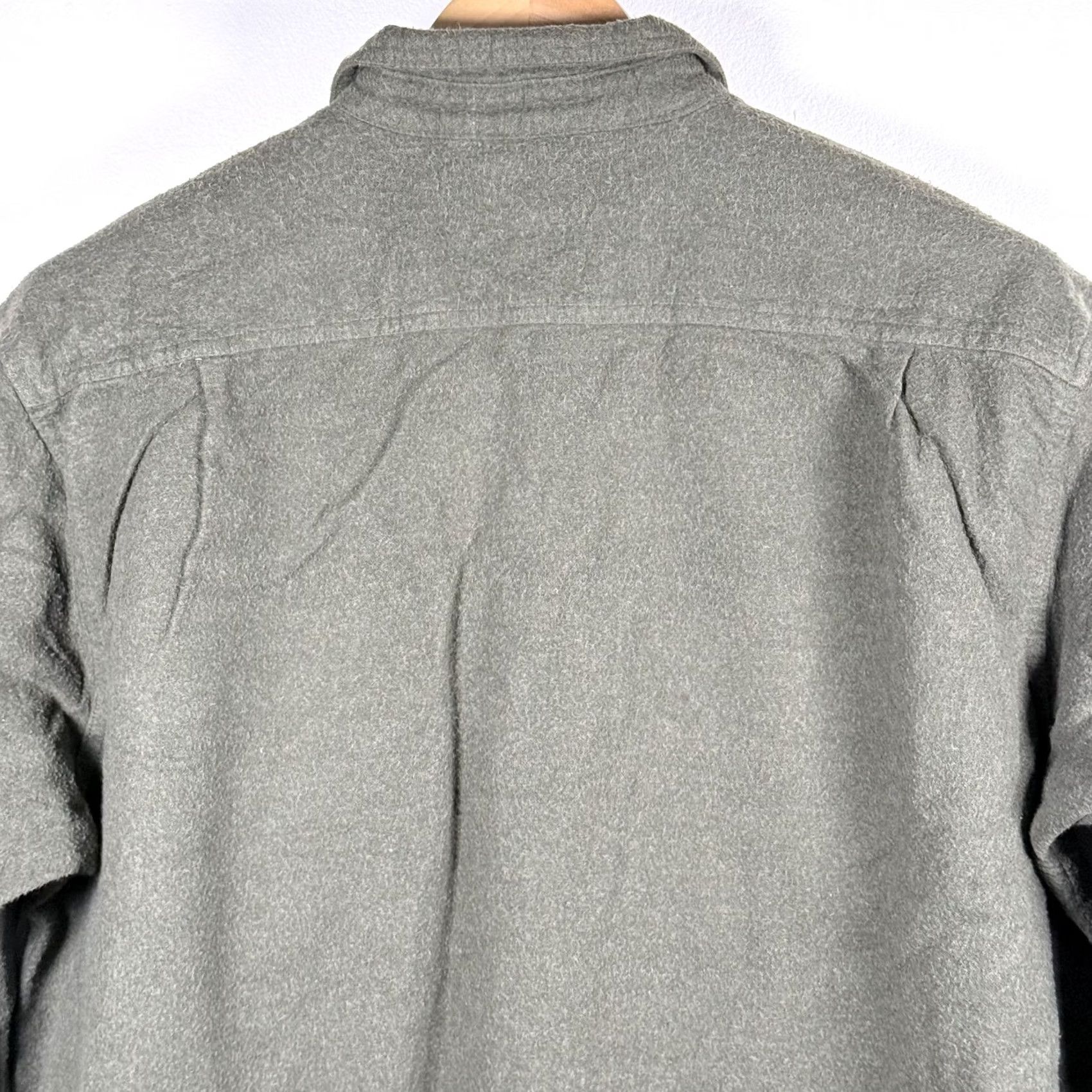 Vintage C.E. Schmidt Workwear Shirt Men's Gray Long Sleeve Pockets Winter - Size 2XL Size US XXL / EU 58 / 5 - 4 Thumbnail