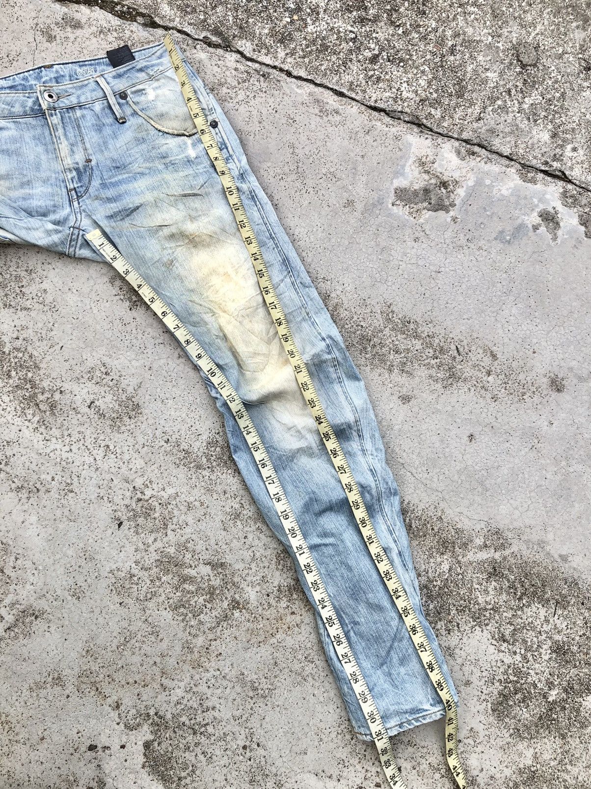 G-Star TWIST CURVE DISTRESSED DENIM BY GSTAR Size US 31 - 10 Thumbnail