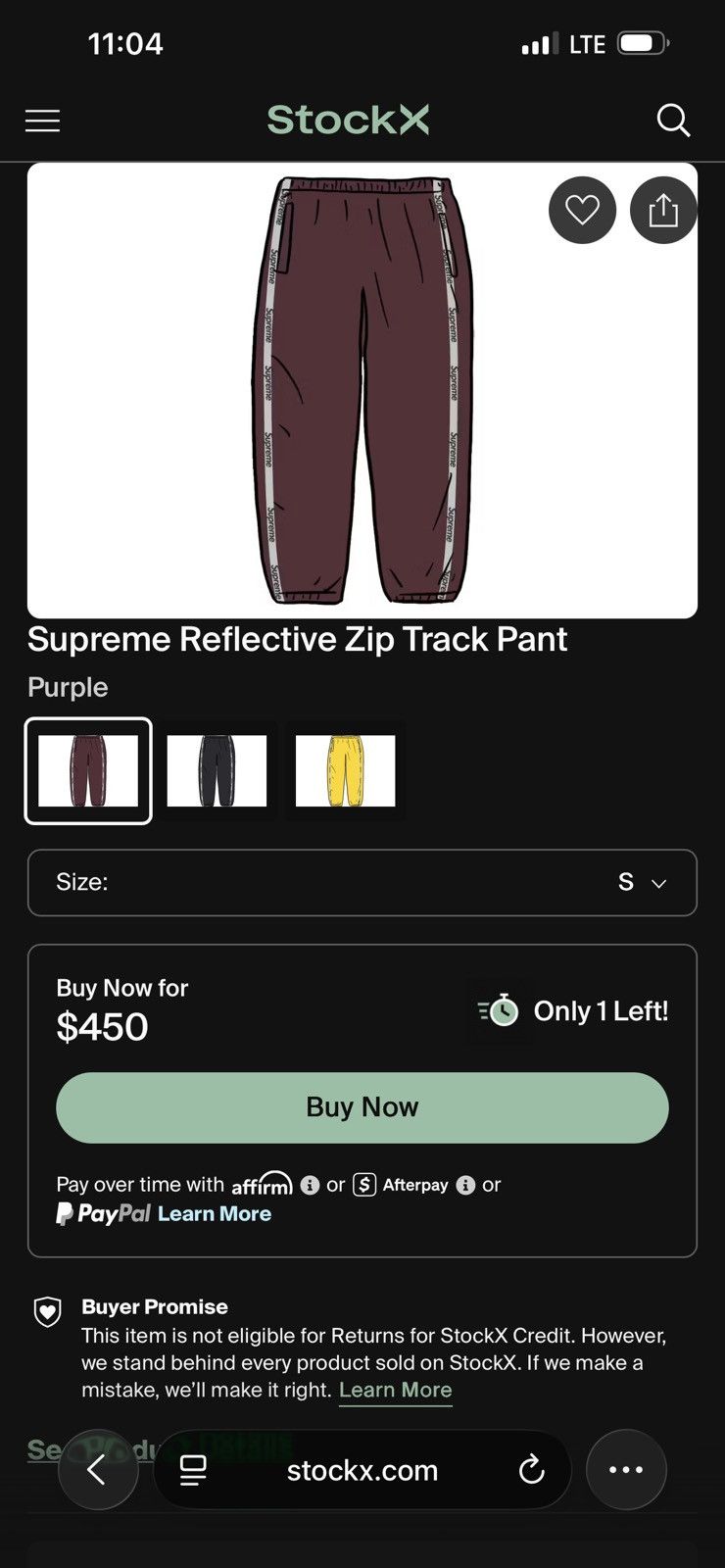 Supreme Supreme Reflective Zip Track Pant Size US 30 / EU 46 - 5 Thumbnail