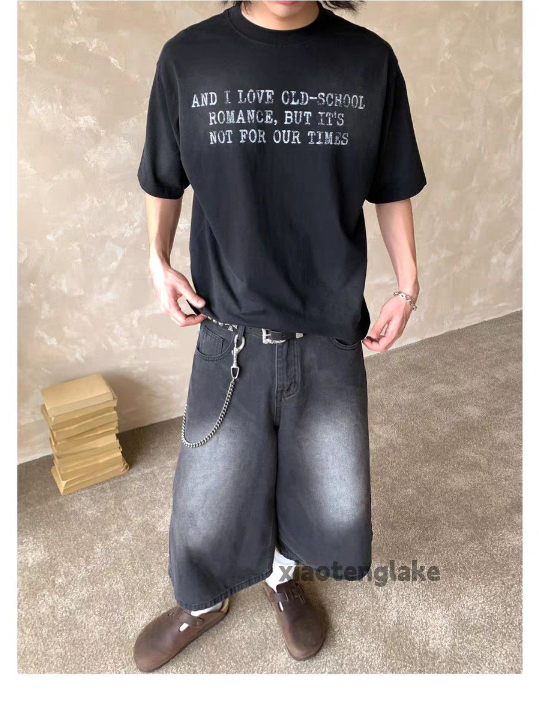Designer × Jean × Vintage Unisex washed faded cleanfit yuppie loose baggy shorts Size US 26 / EU 42 - 1 Thumbnail